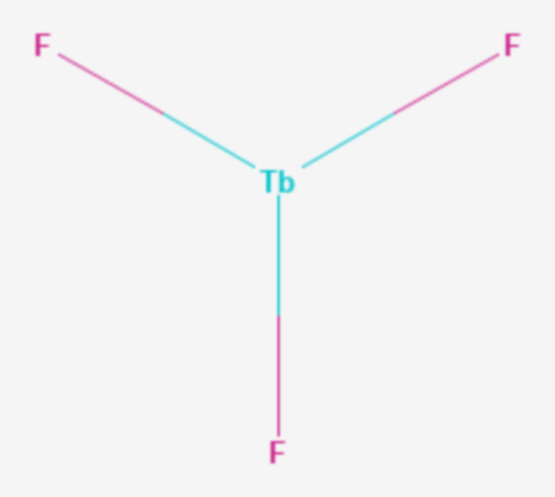 Terbium(III)-fluorid (Strukturformel)