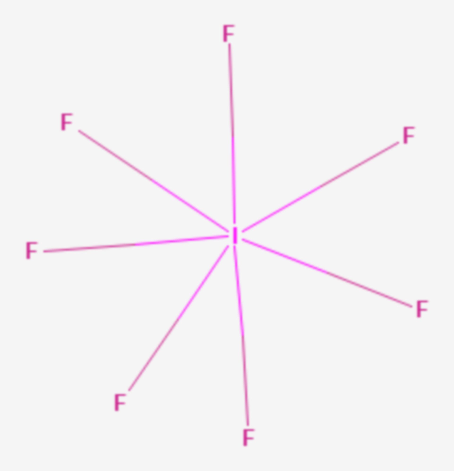 Iodheptafluorid (Strukturformel)
