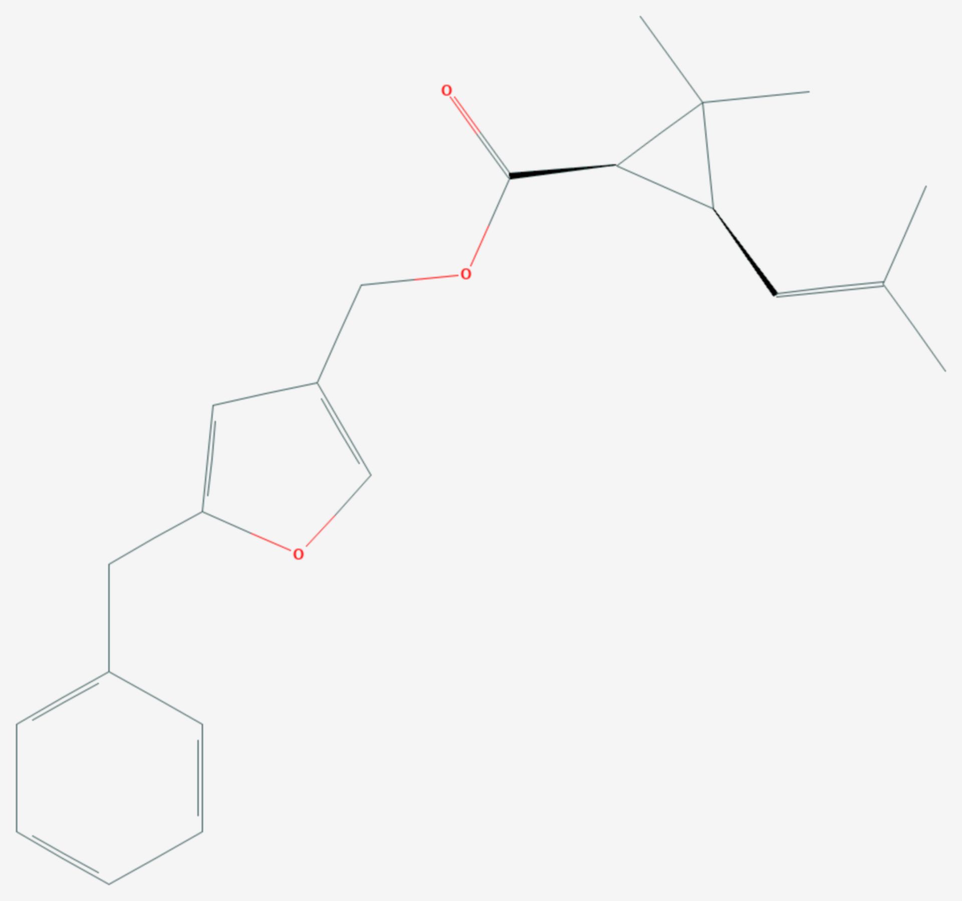 Bioresmethrin (Strukturformel)