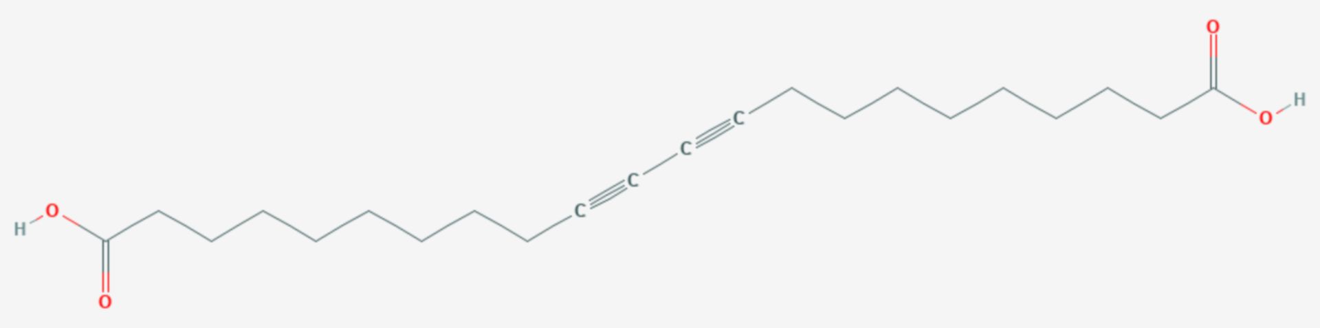 10,12-Docosadiin-1,22-disäure (Strukturformel)