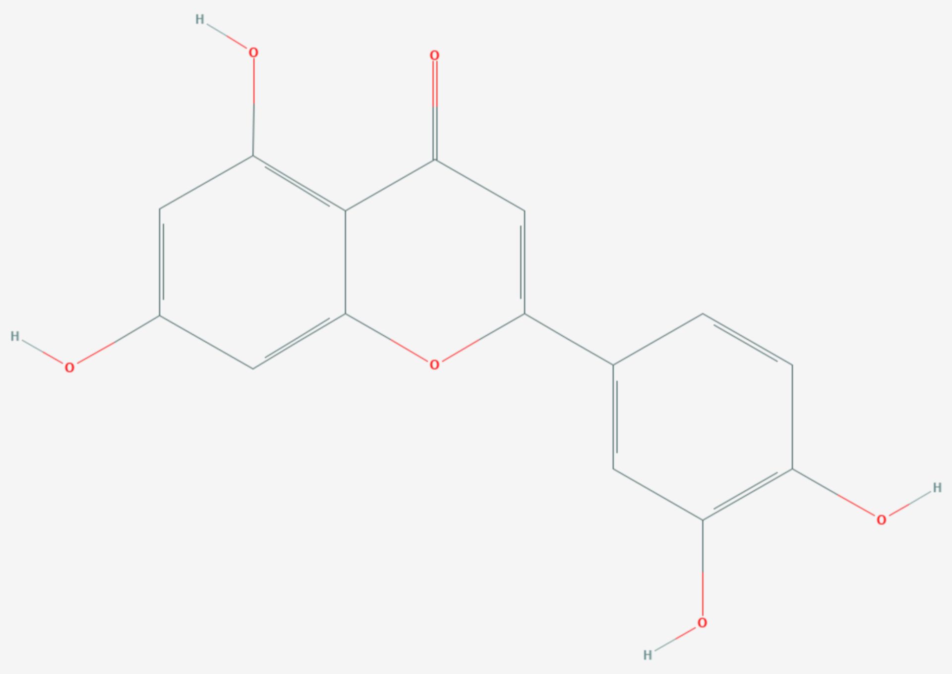 Luteolin (Strukturformel)