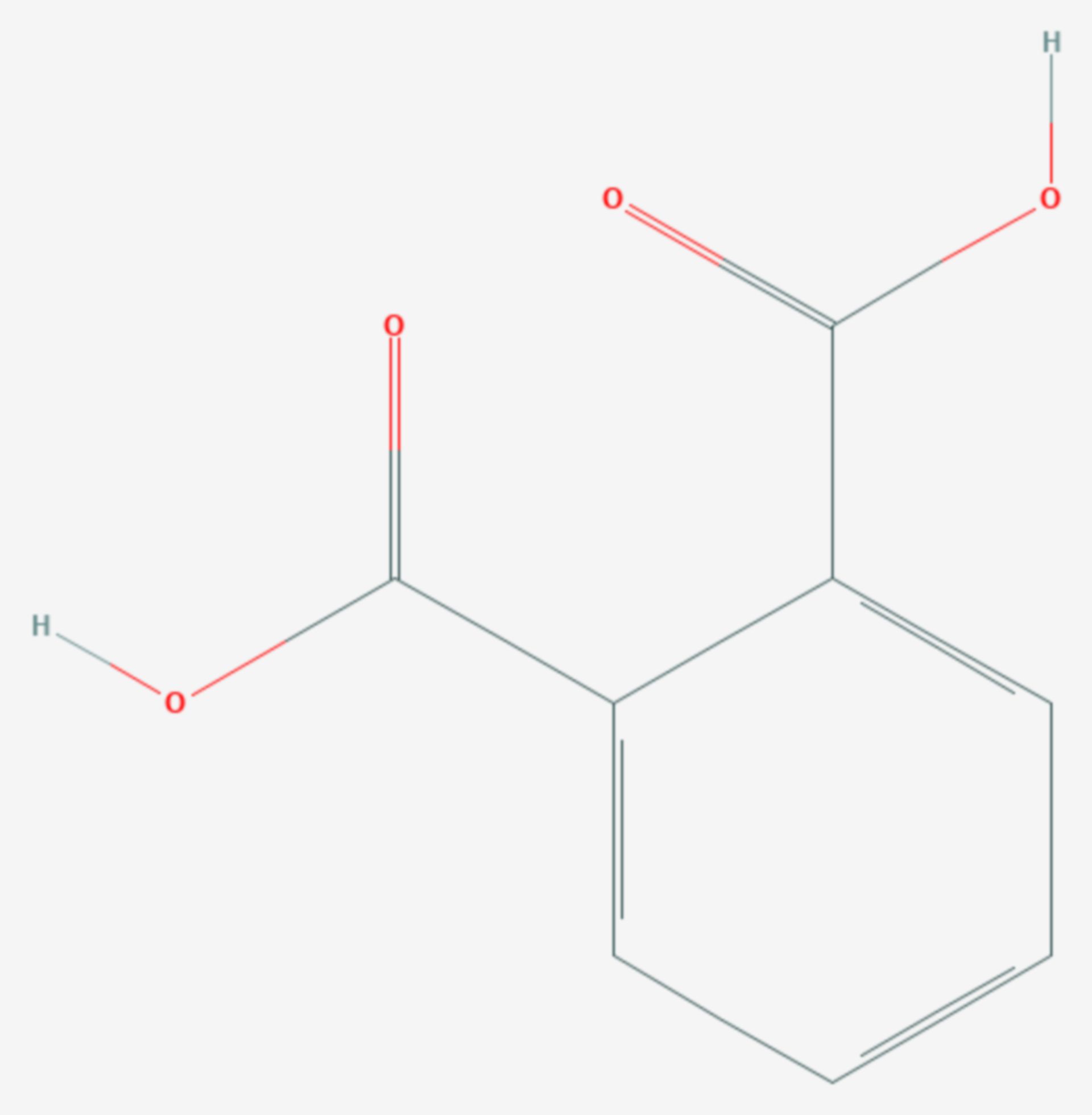Phthalsäure (Strukturformel)