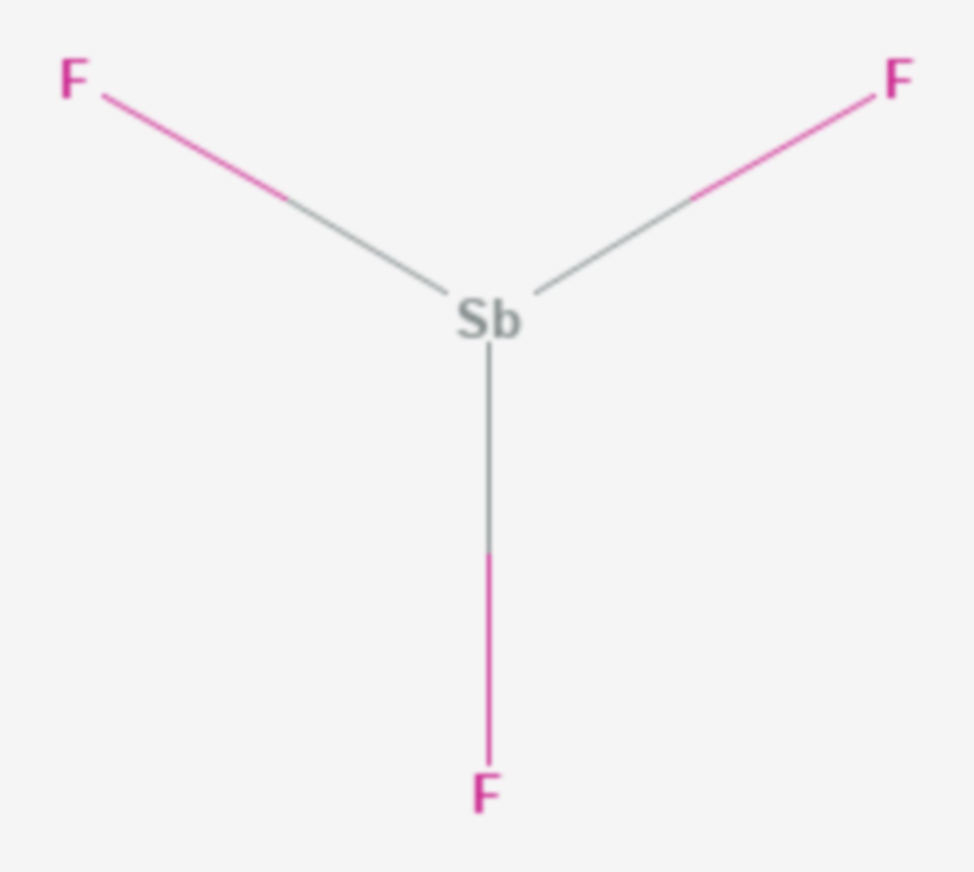 Antimon(III)-fluorid (Strukturformel)