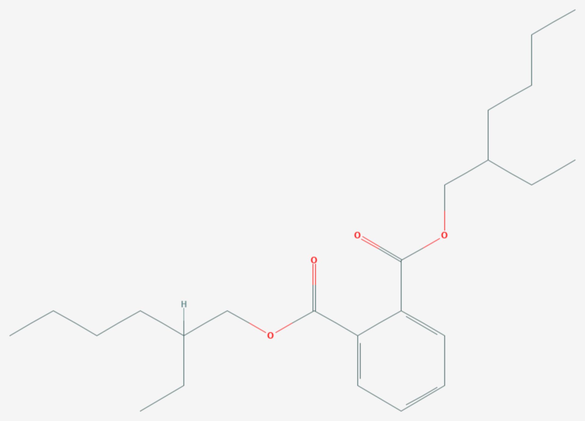 Bis(2-ethylhexyl)phthalat (Strukturformel)