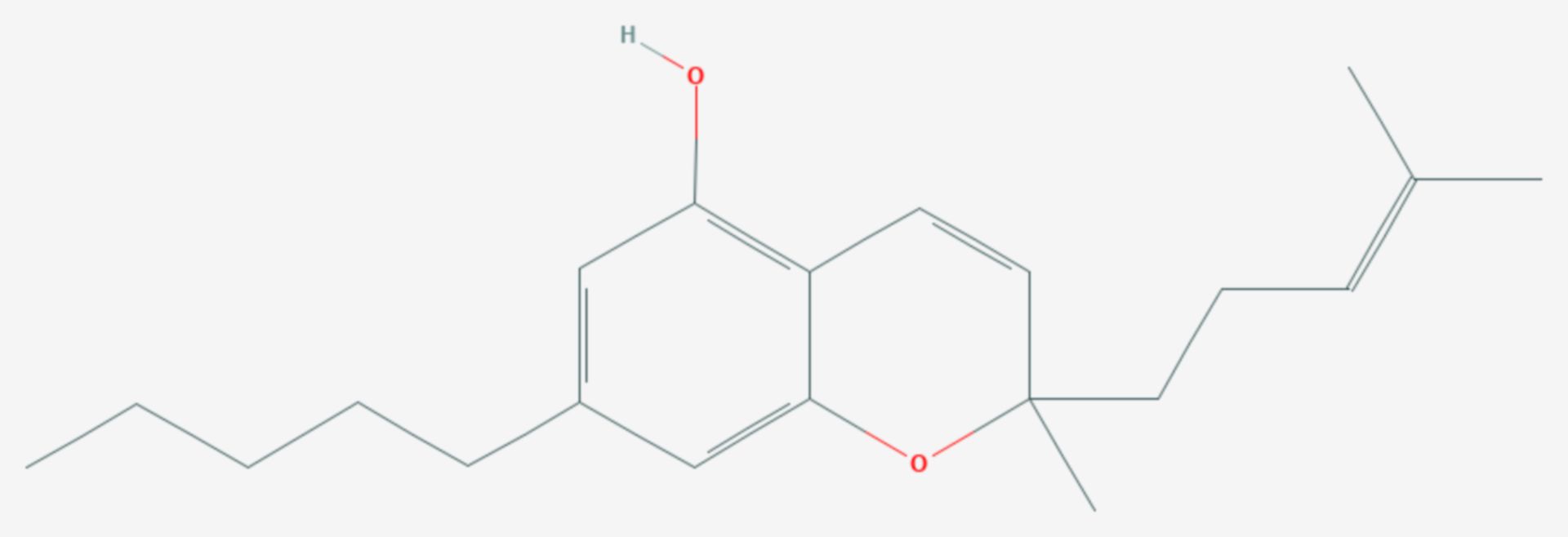 Cannabichromen (Strukturformel)