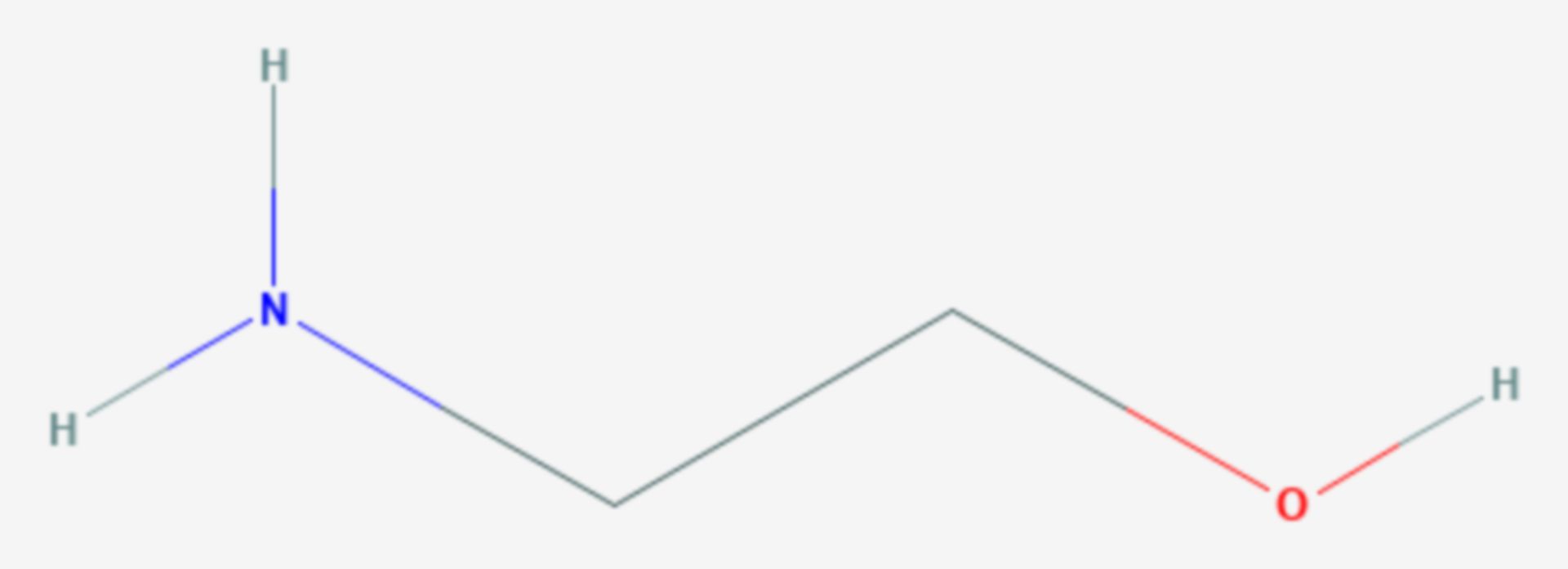 Monoethanolamin (Strukturformel)