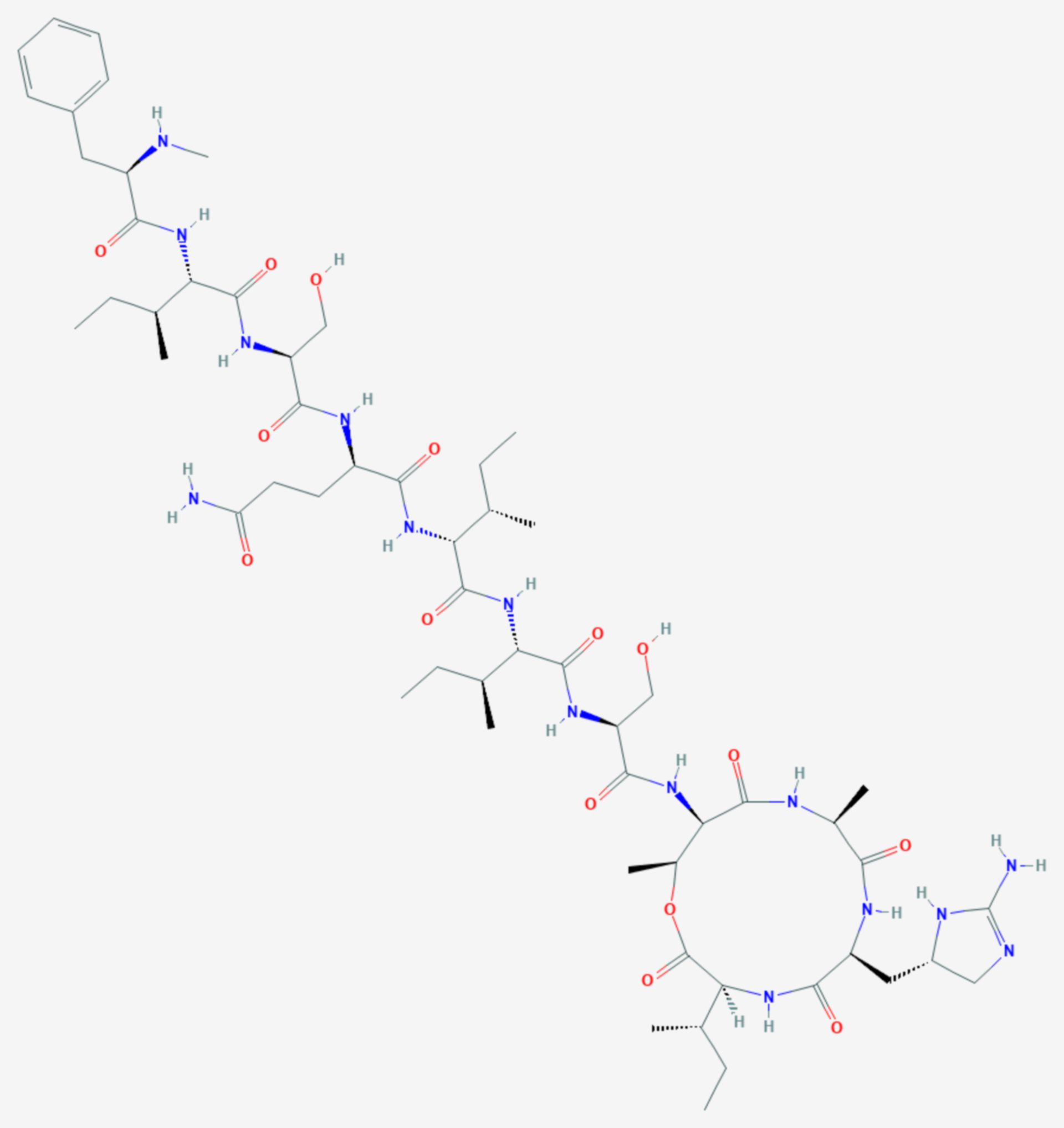 Teixobactin (Strukturformel)