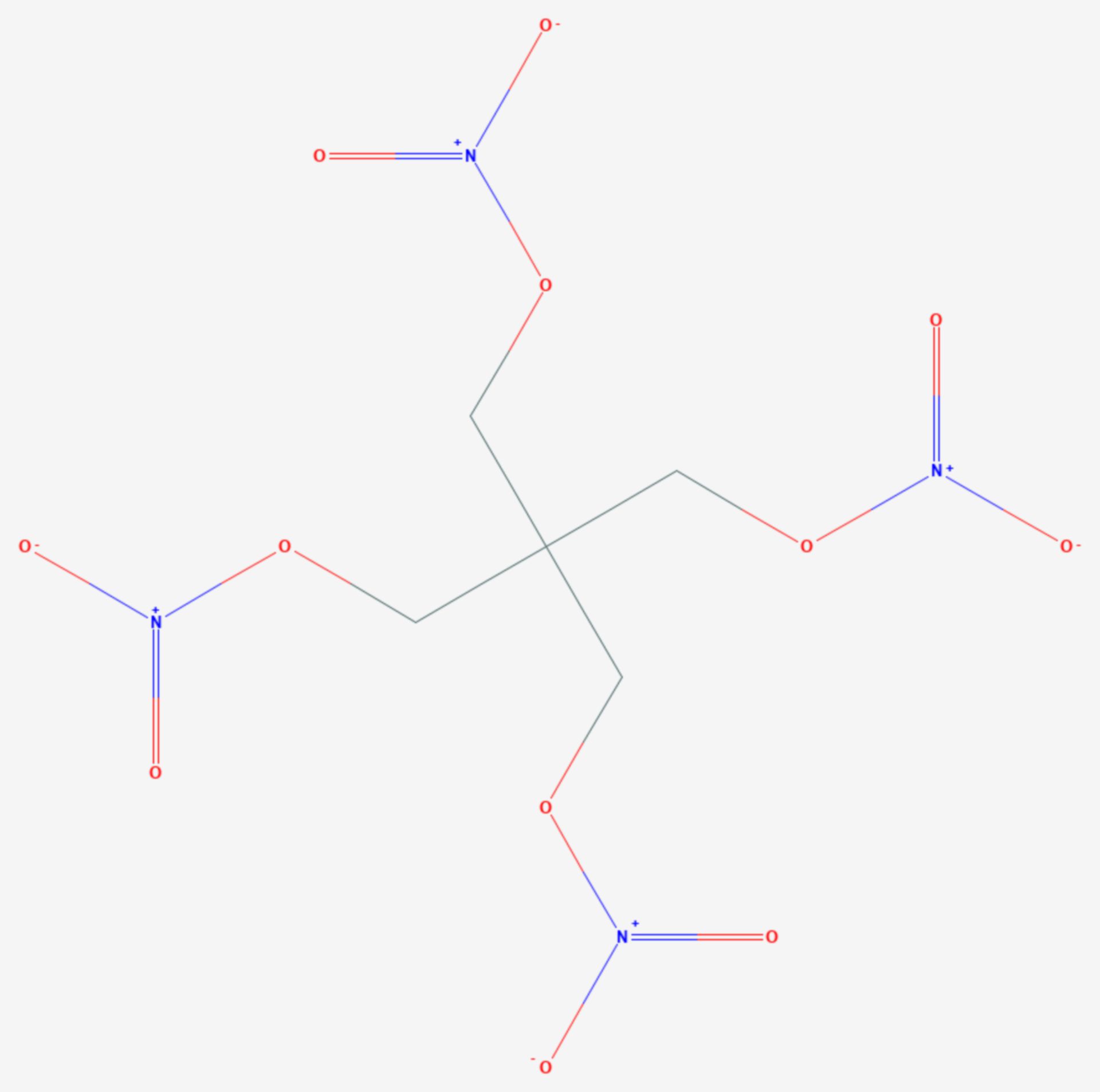 Nitropenta (Strukturformel)