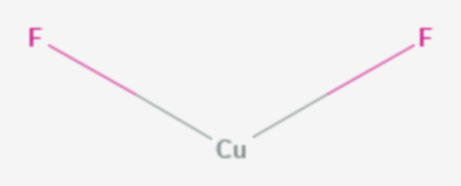 Kupfer(II)-fluorid (Strukturformel)