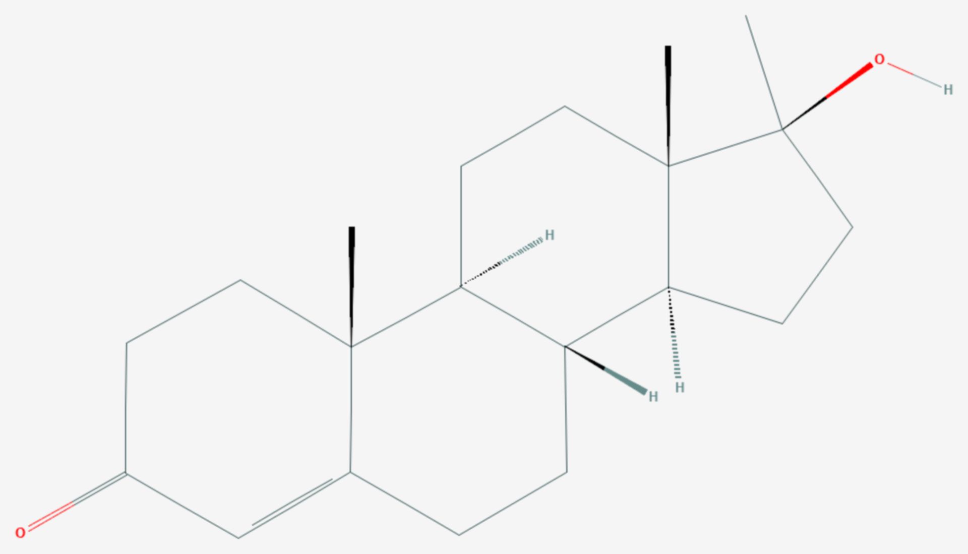 Methyltestosteron (Strukturformel)