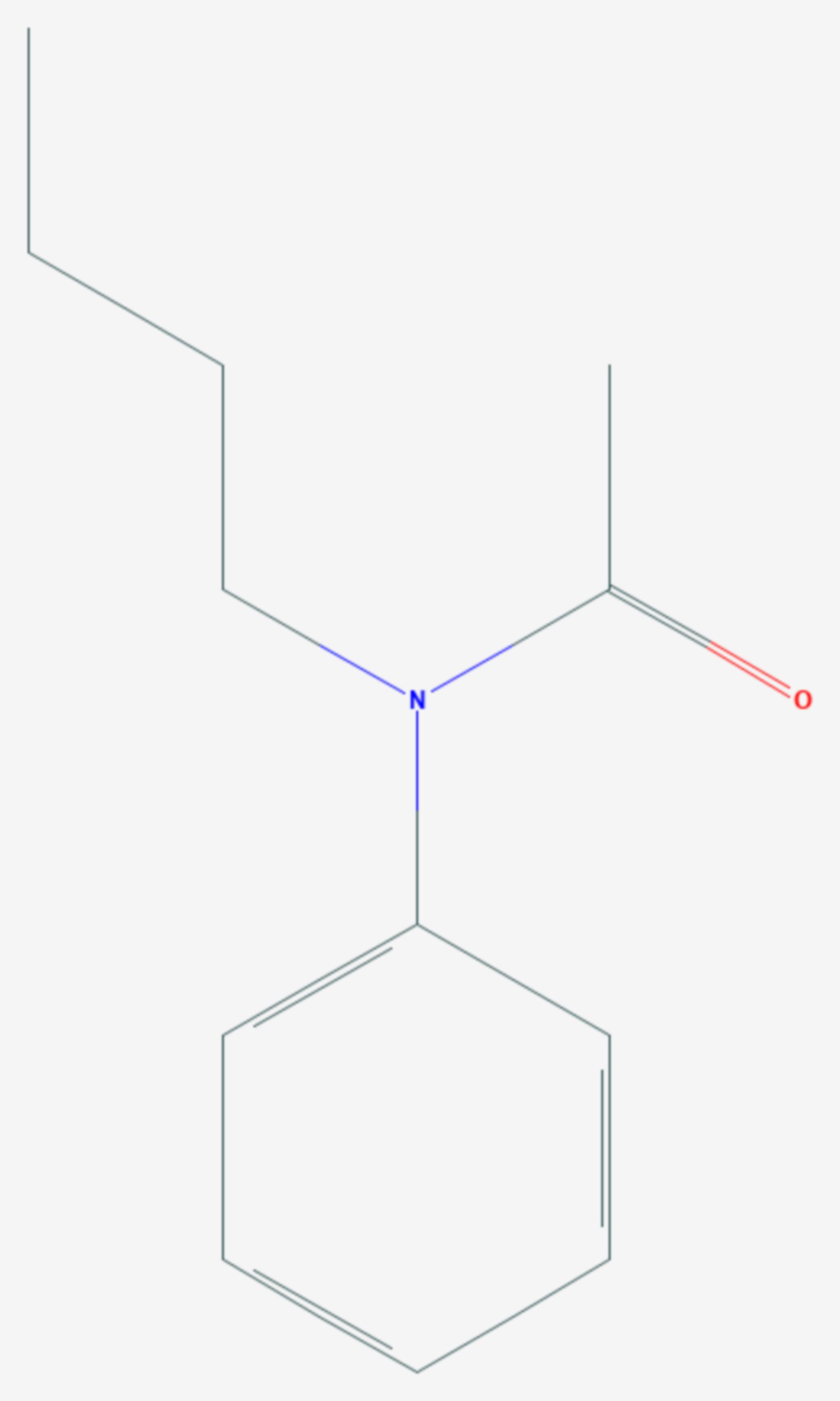 N-Butylacetanilid (Strukturformel)