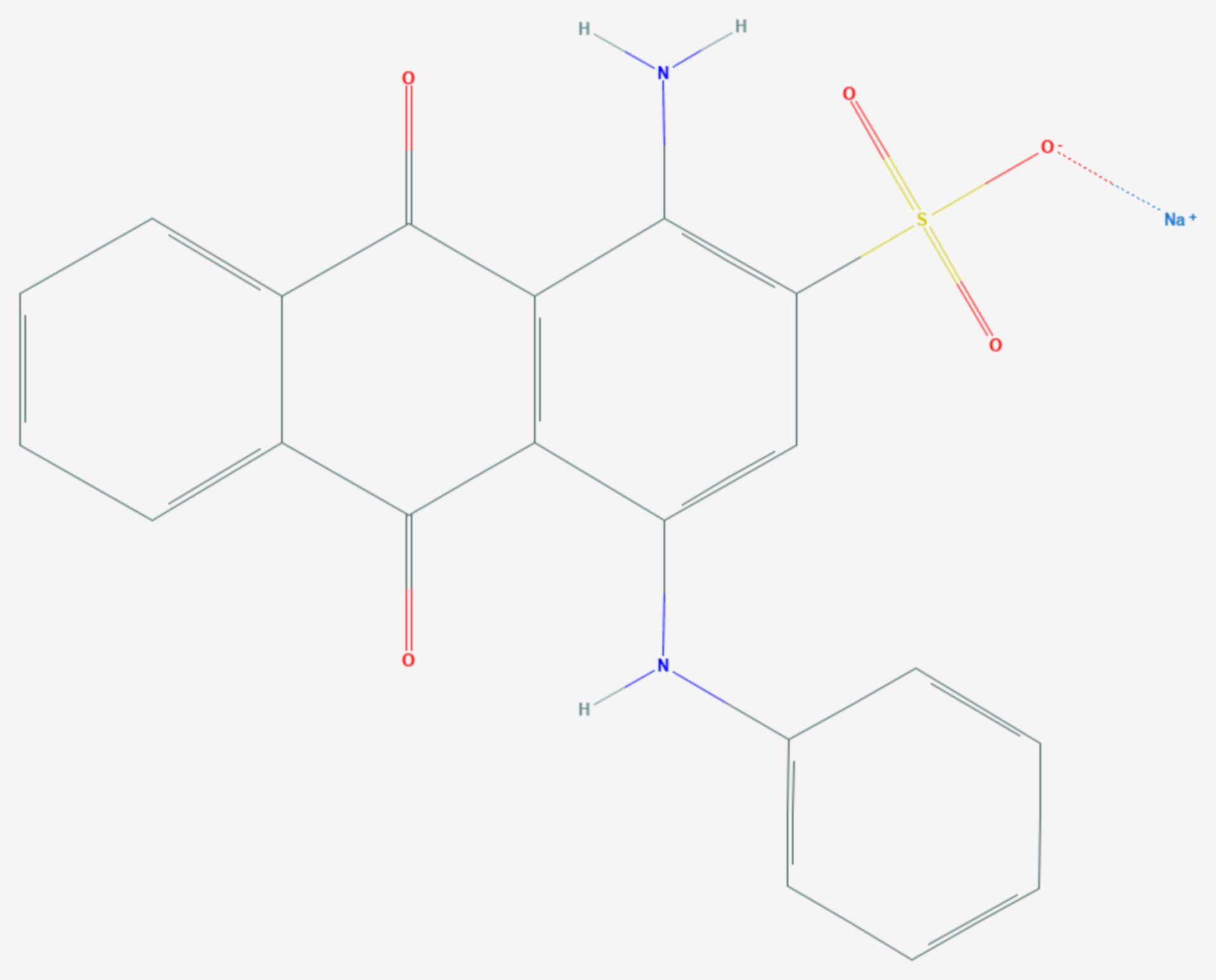 Acid Blue 25 (Strukturformel)