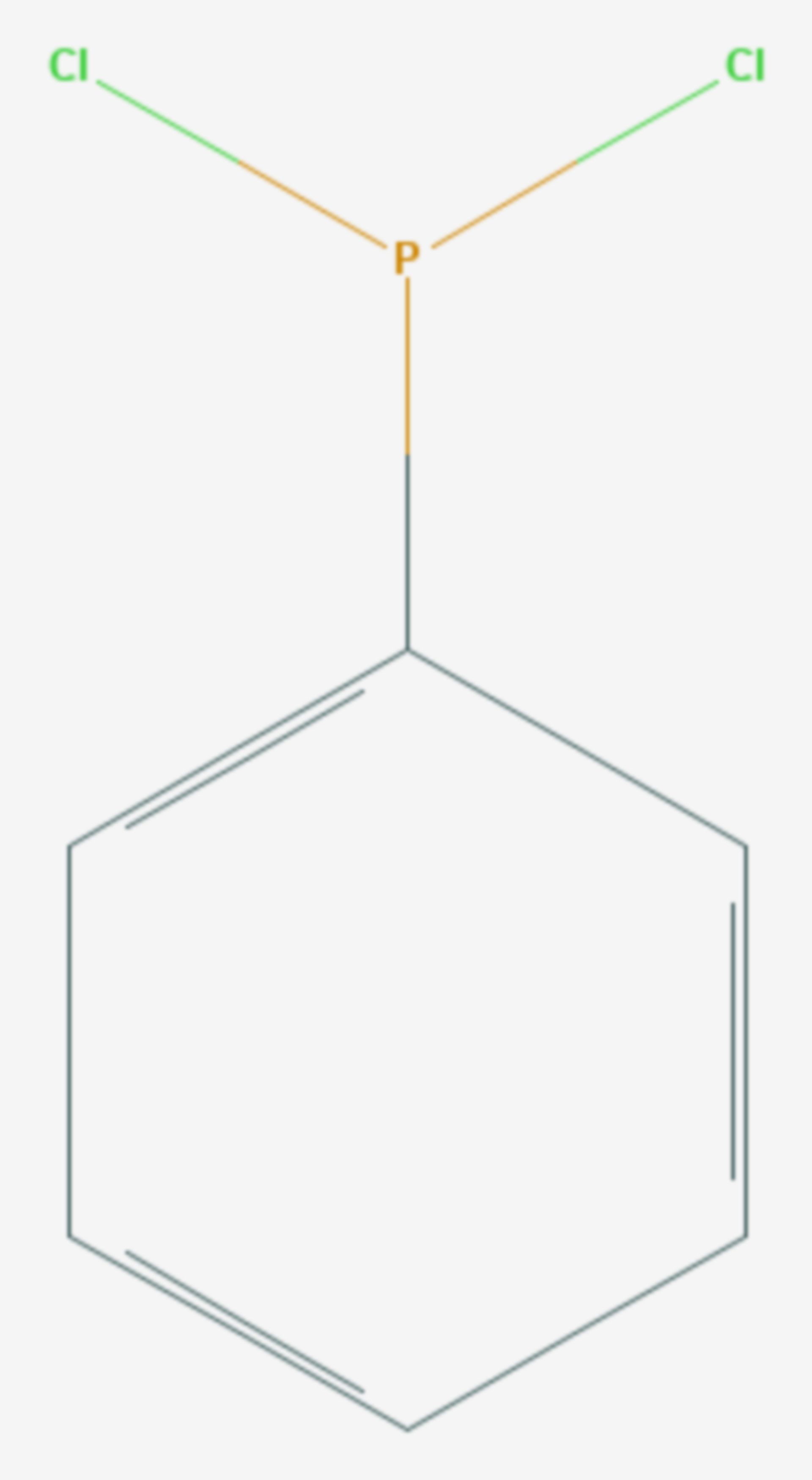Dichlorphenylphosphan (Strukturformel)