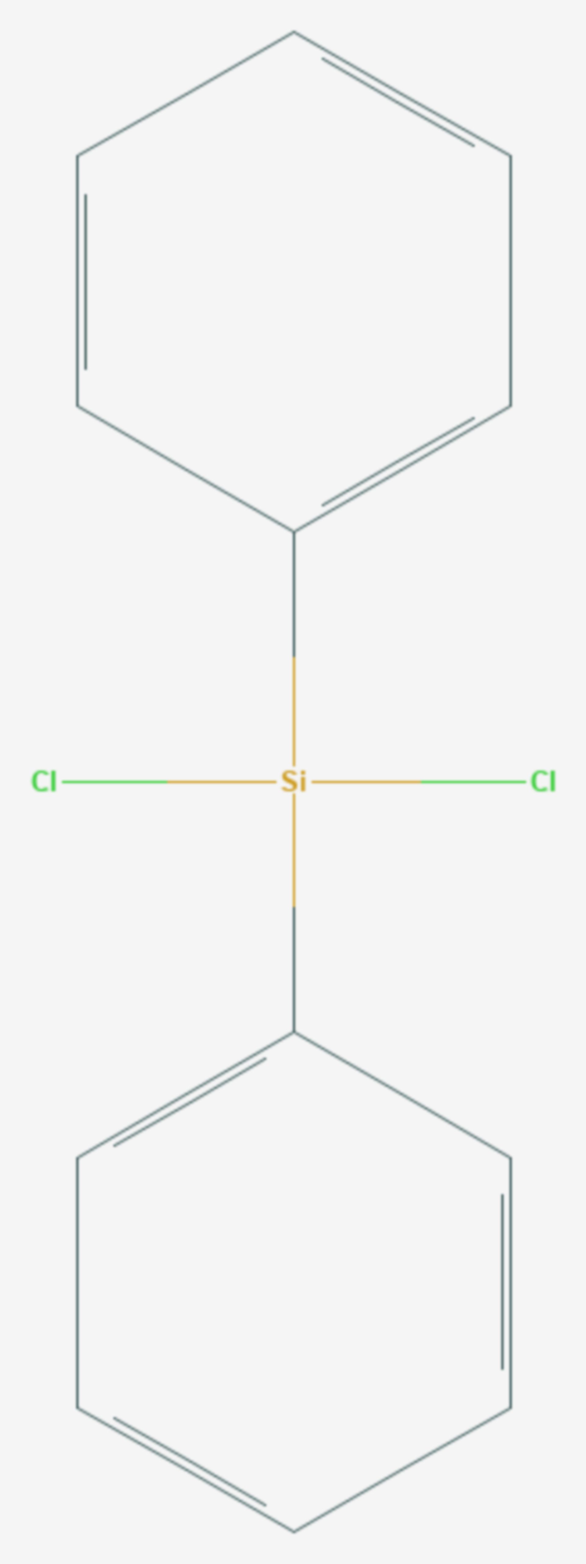Dichlordiphenylsilan (Strukturformel)