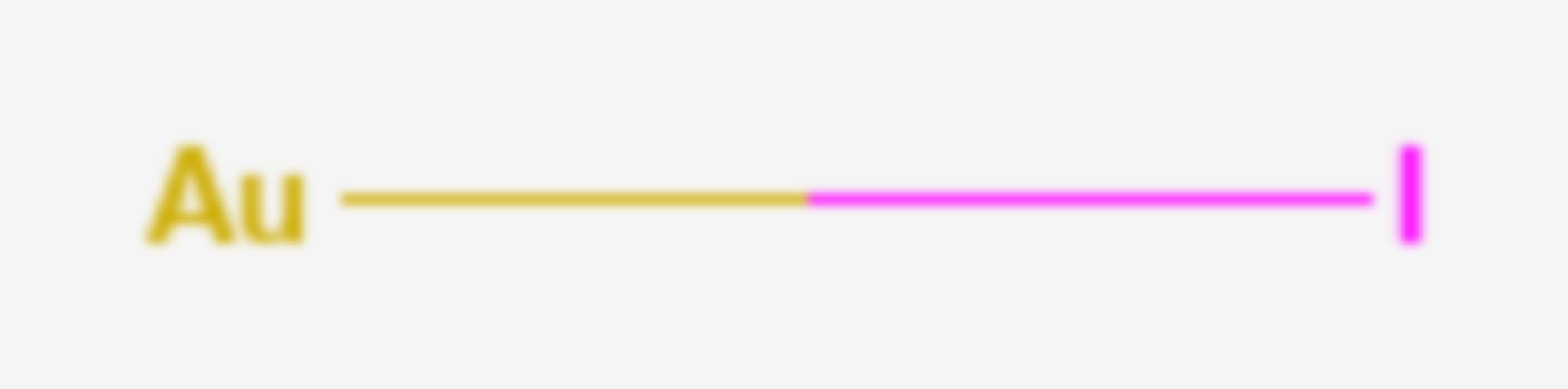 Gold(I)-iodid (Strukturformel)