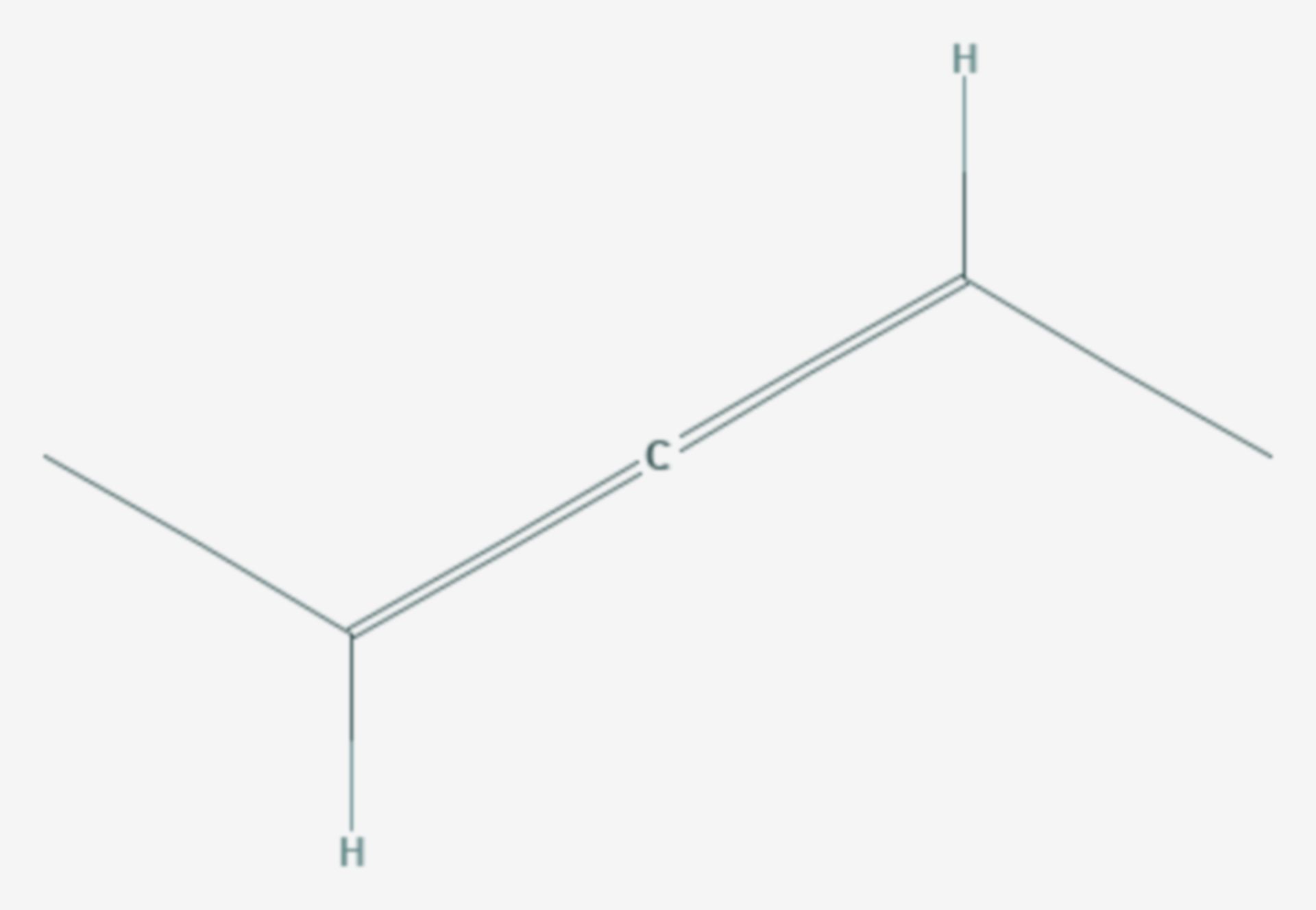 2,3-Pentadien (Strukturformel)