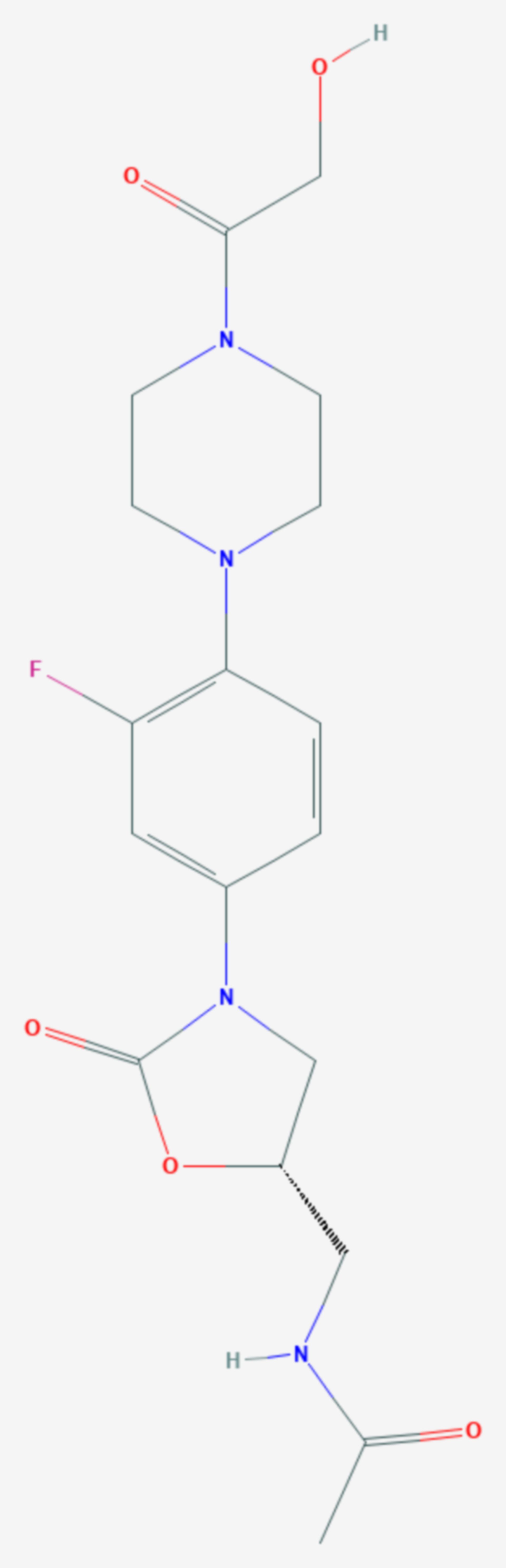 Eperezolid (Strukturformel)