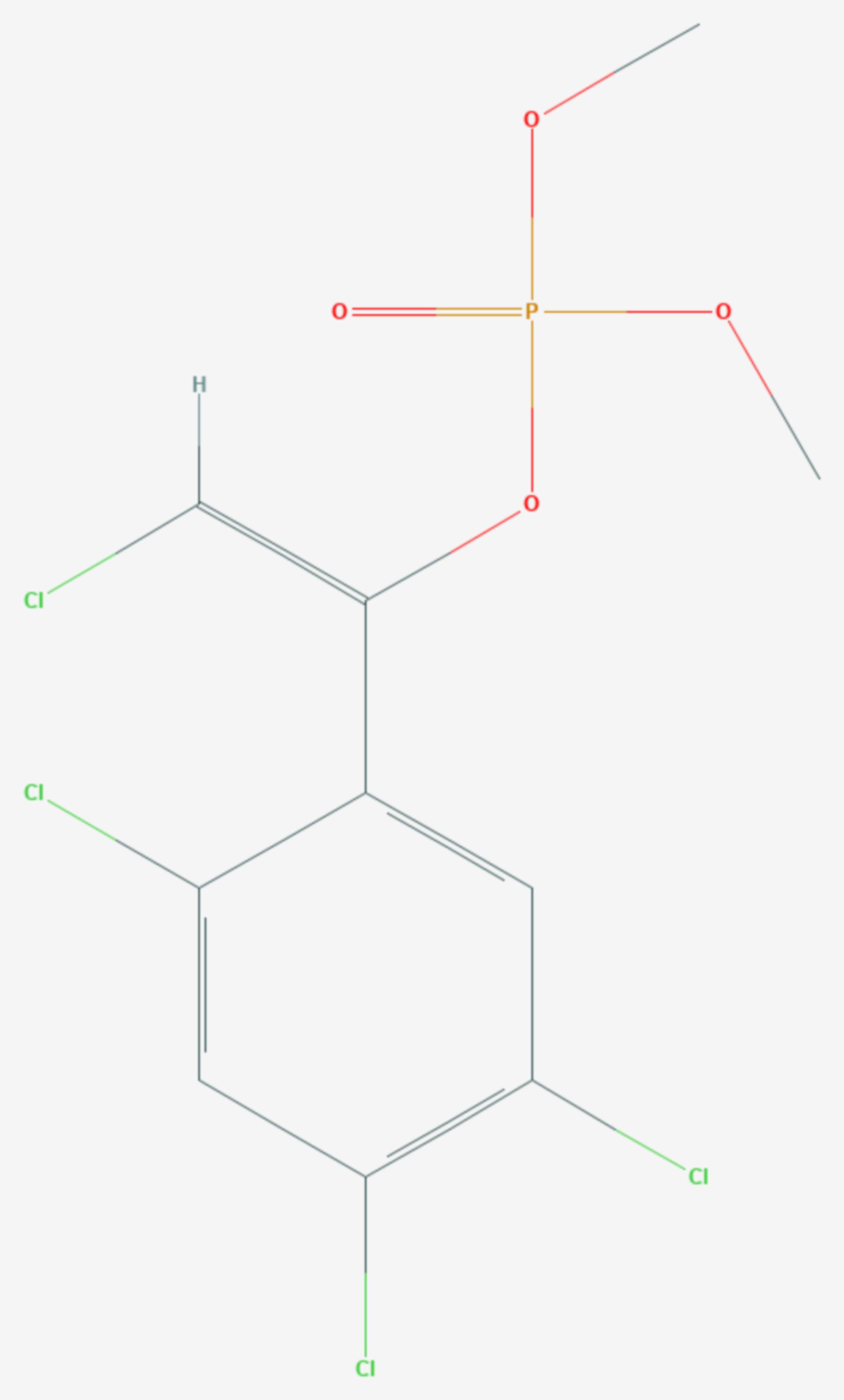 Tetrachlorvinphos (Strukturformel)