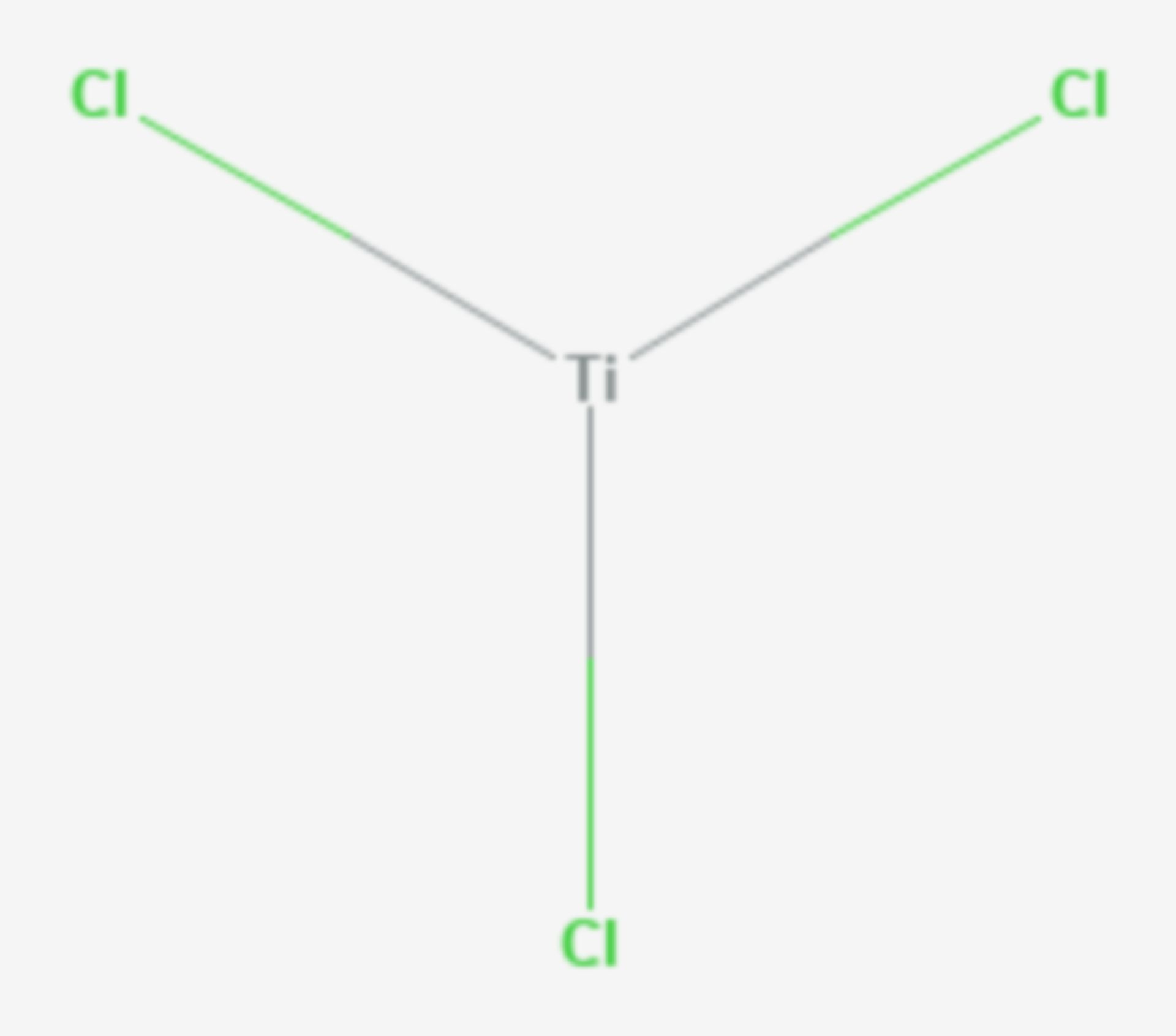 Titan(III)-chlorid (Strukturformel)