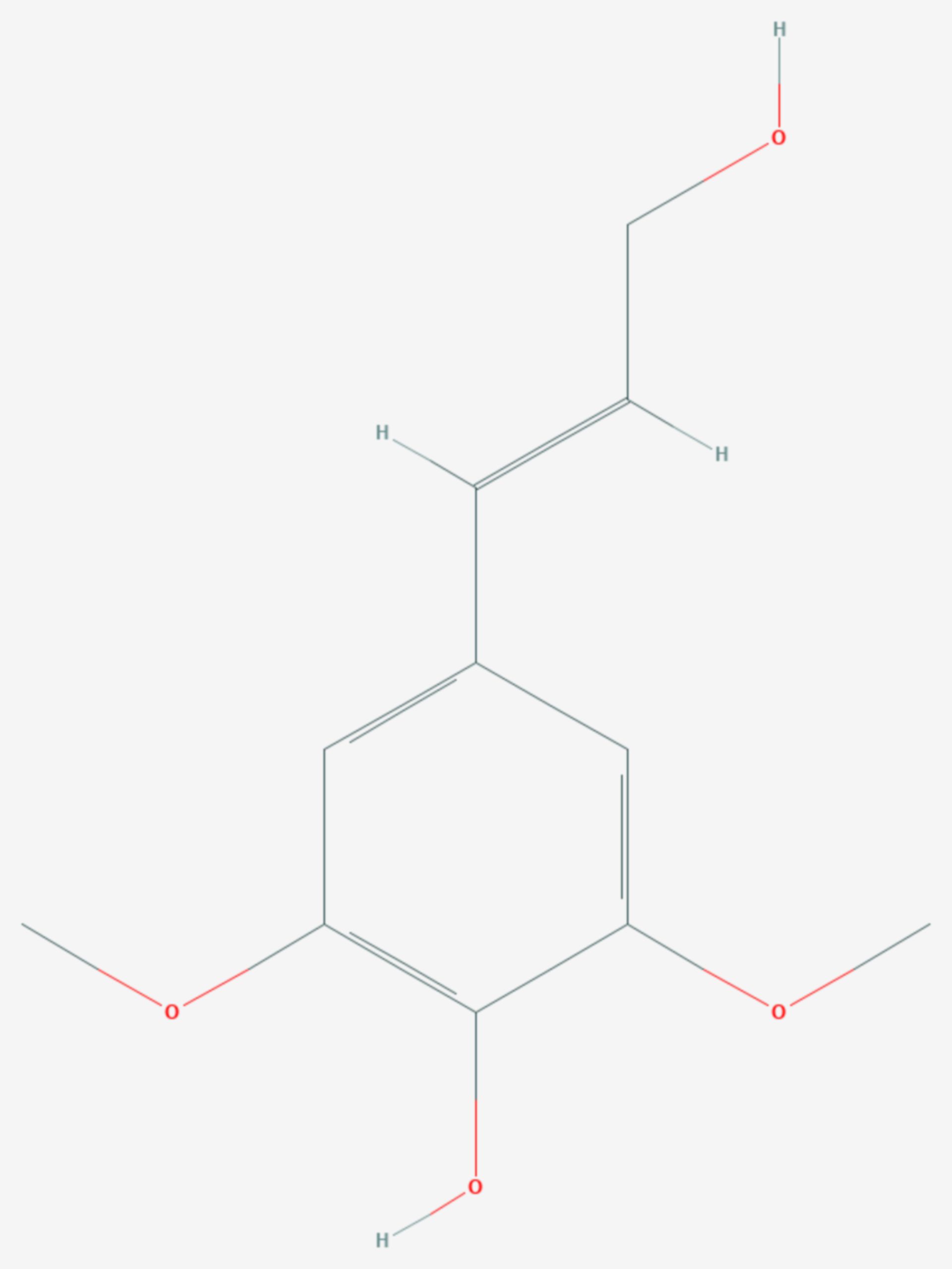 Sinapylalkohol (Strukturformel)