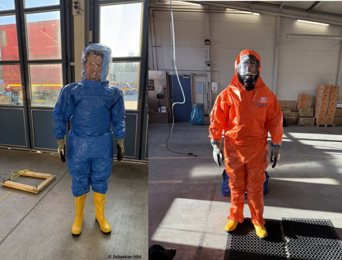 Schutzanzug Körperschutzform 2