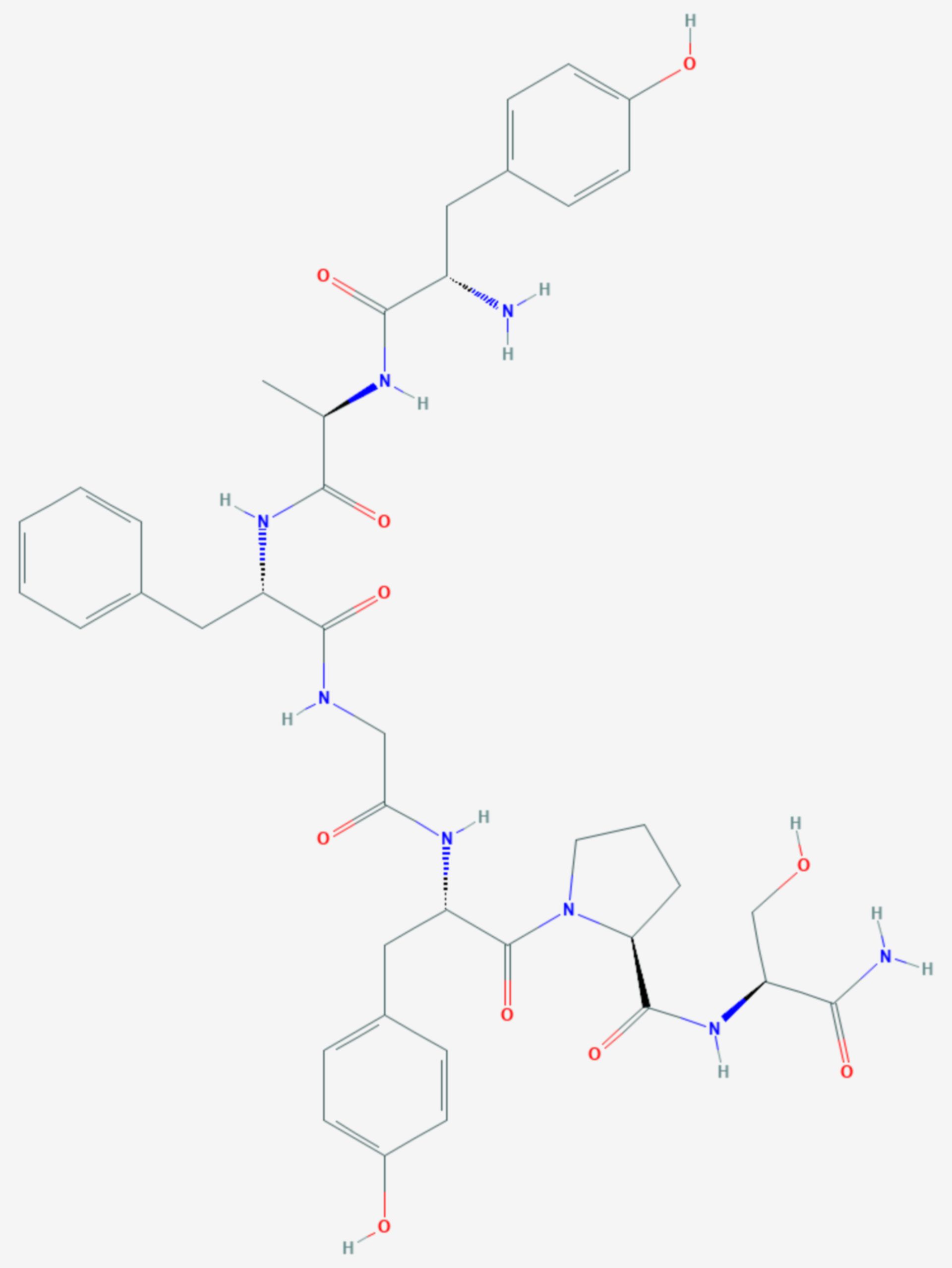 Dermorphin (Strukturformel)