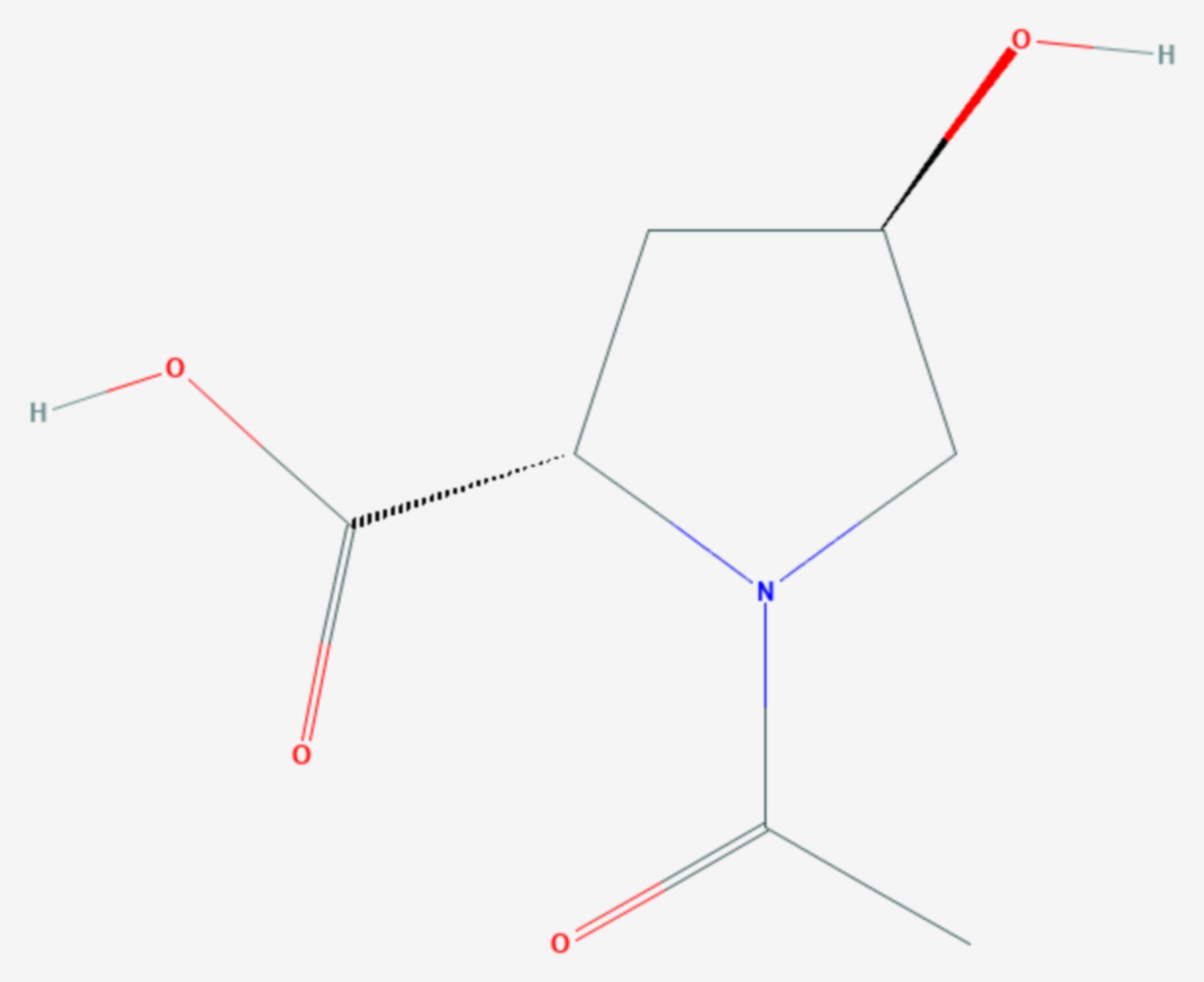 Oxaceprol (Strukturformel)