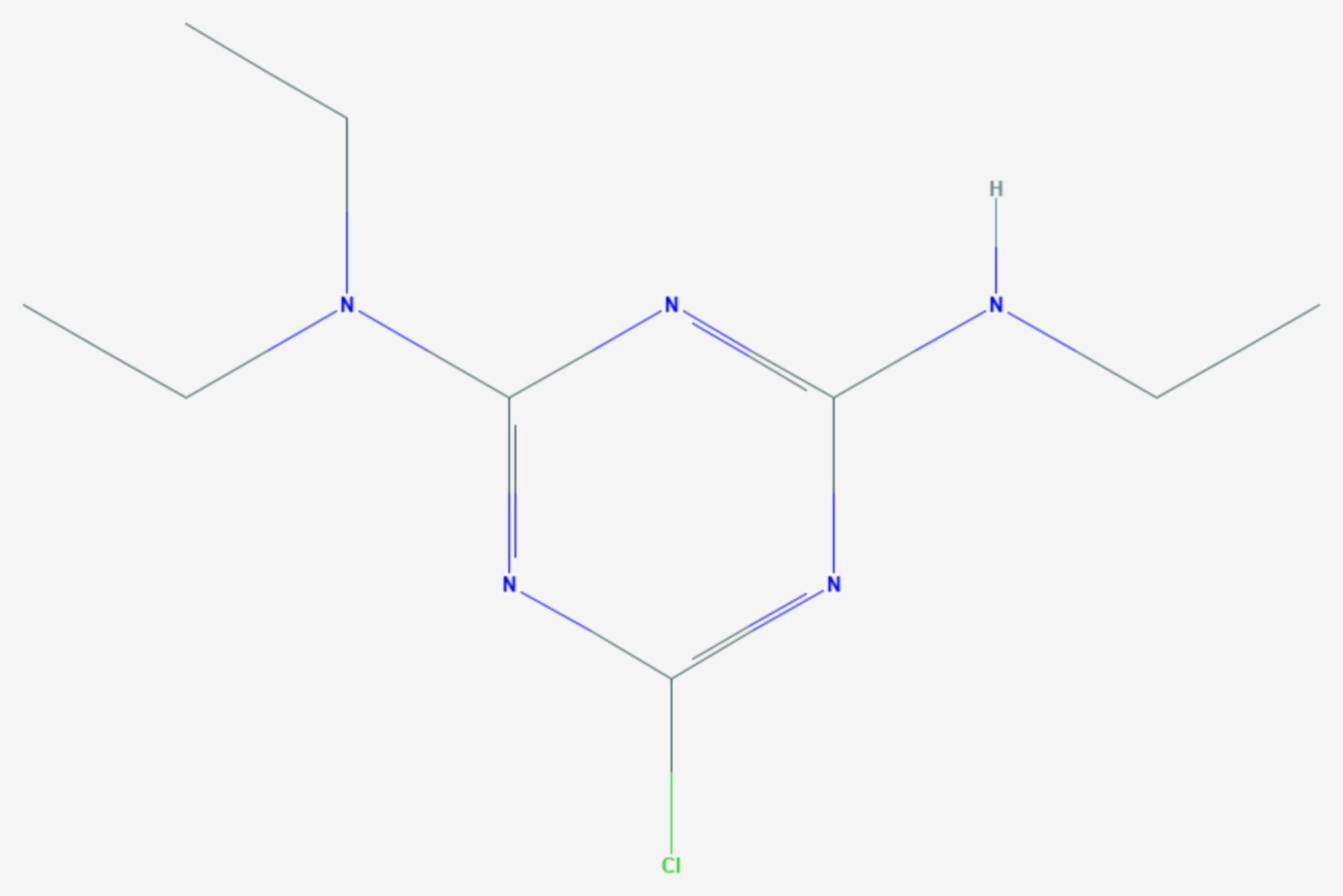 Trietazin (Strukturformel)