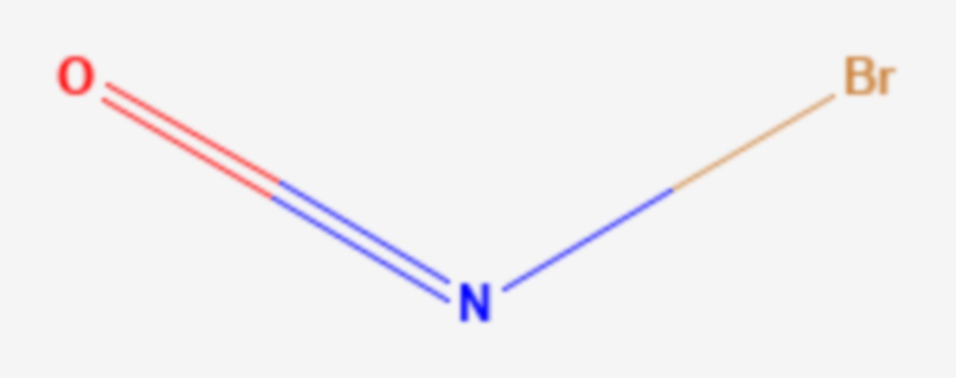 Nitrosylbromid (Strukturformel)