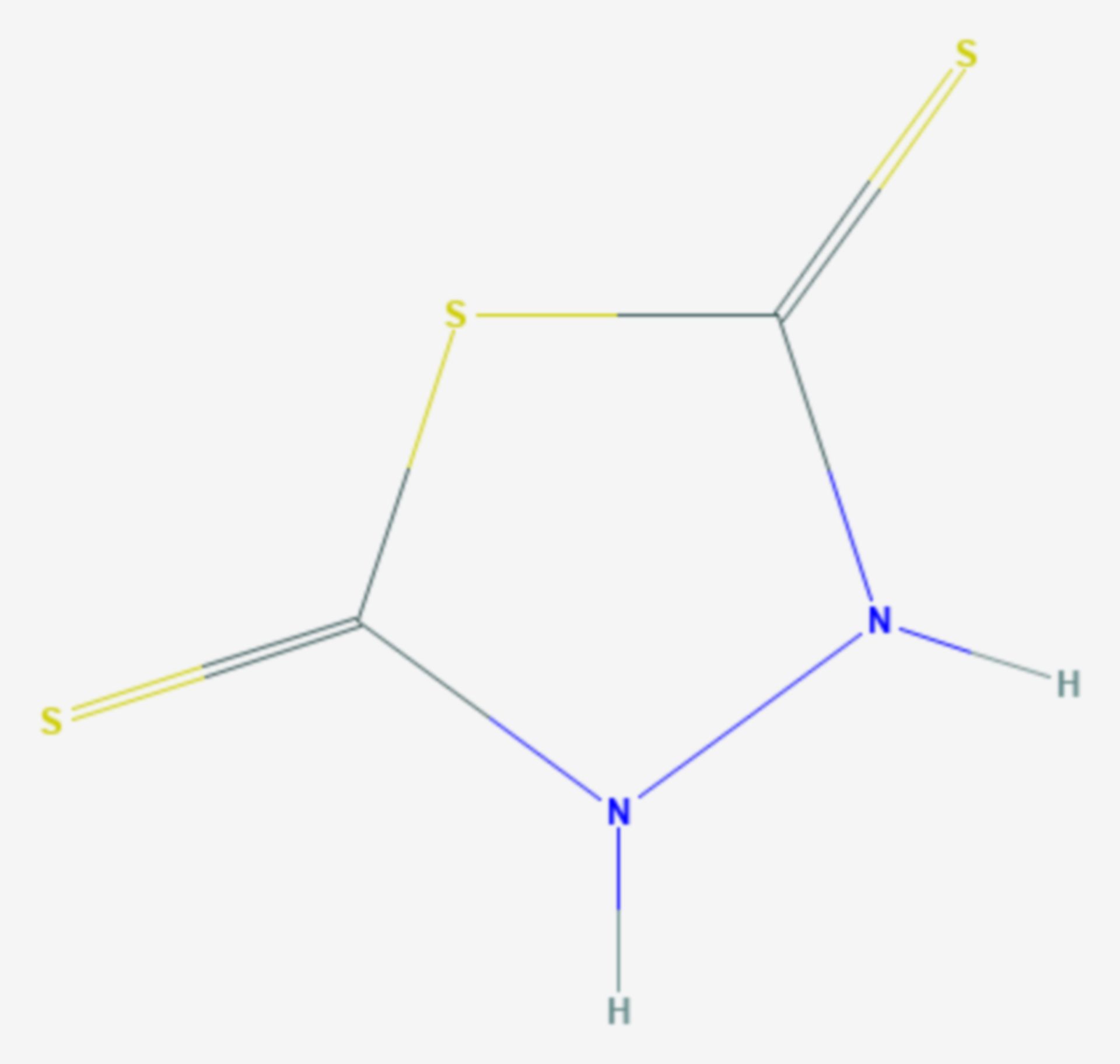 1,3,4-Thiadiazol-2,5-dithiol (Strukturformel)