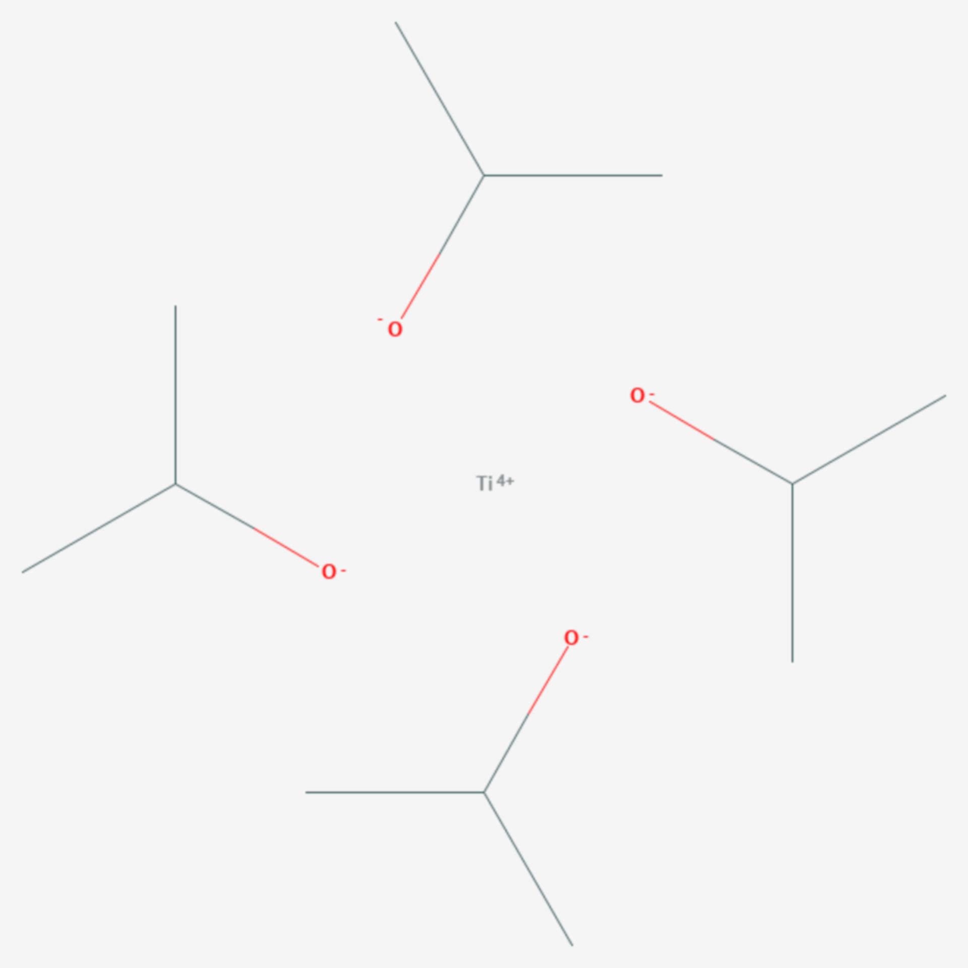 Tetraisopropylorthotitanat (Strukturformel)