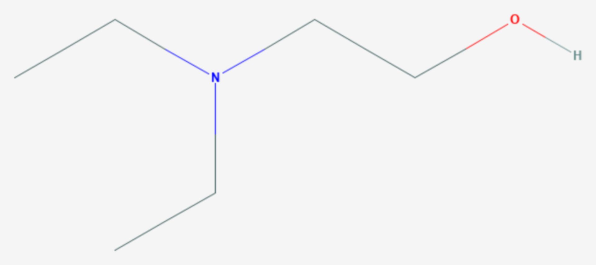 2-Diethylaminoethanol (Strukturformel)