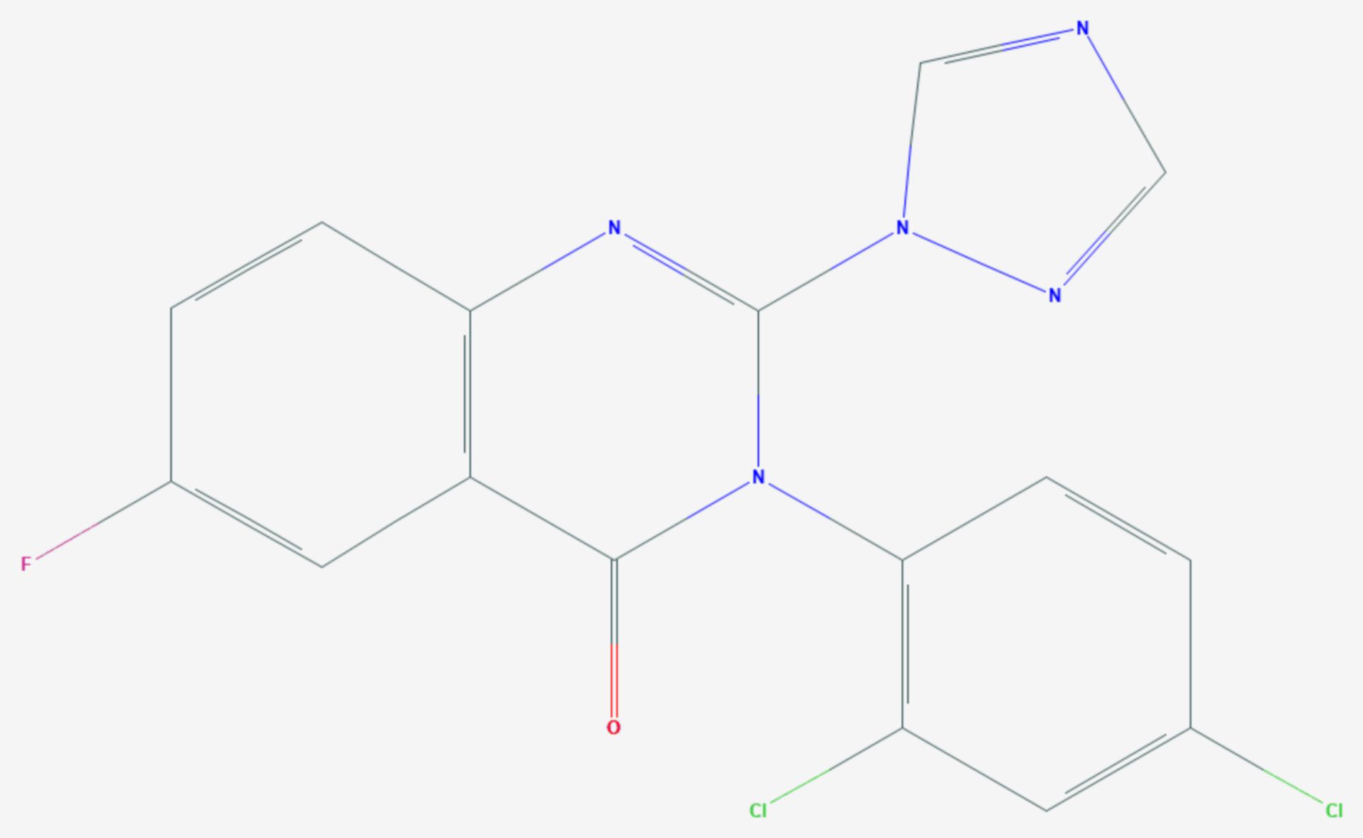 Fluquinconazol (Strukturformel)