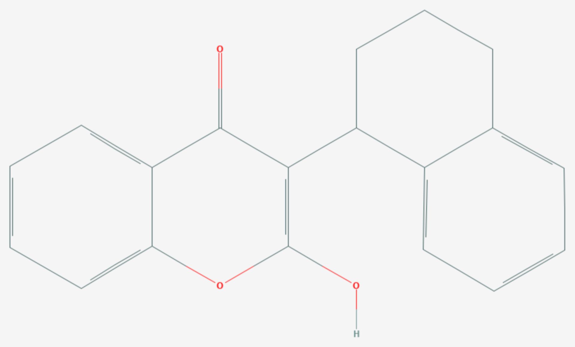 Coumatetralyl (Strukturformel)
