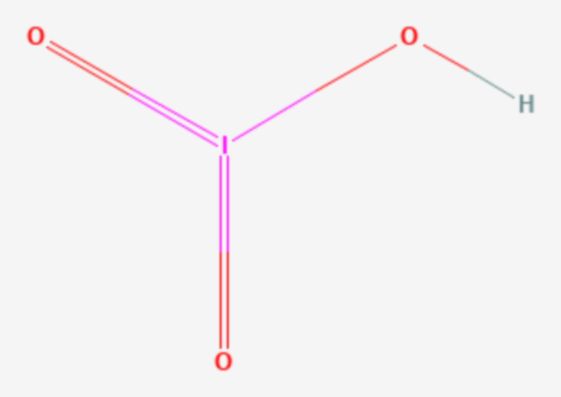 Iodsäure (Strukturformel)