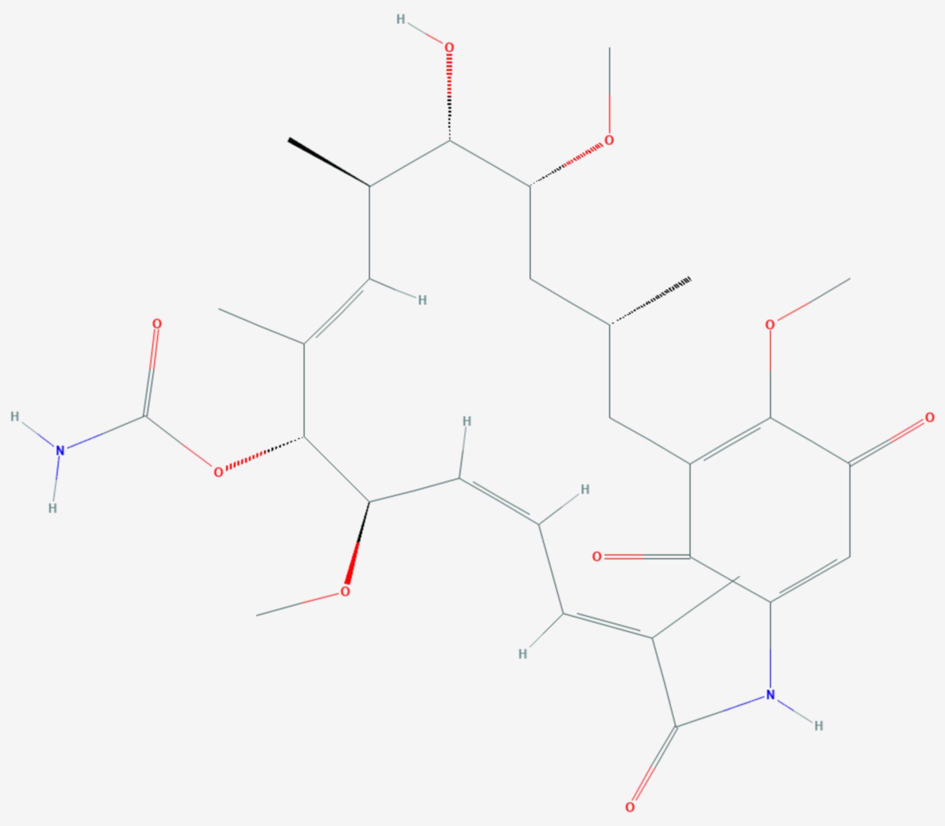Geldanamycin (Strukturformel)