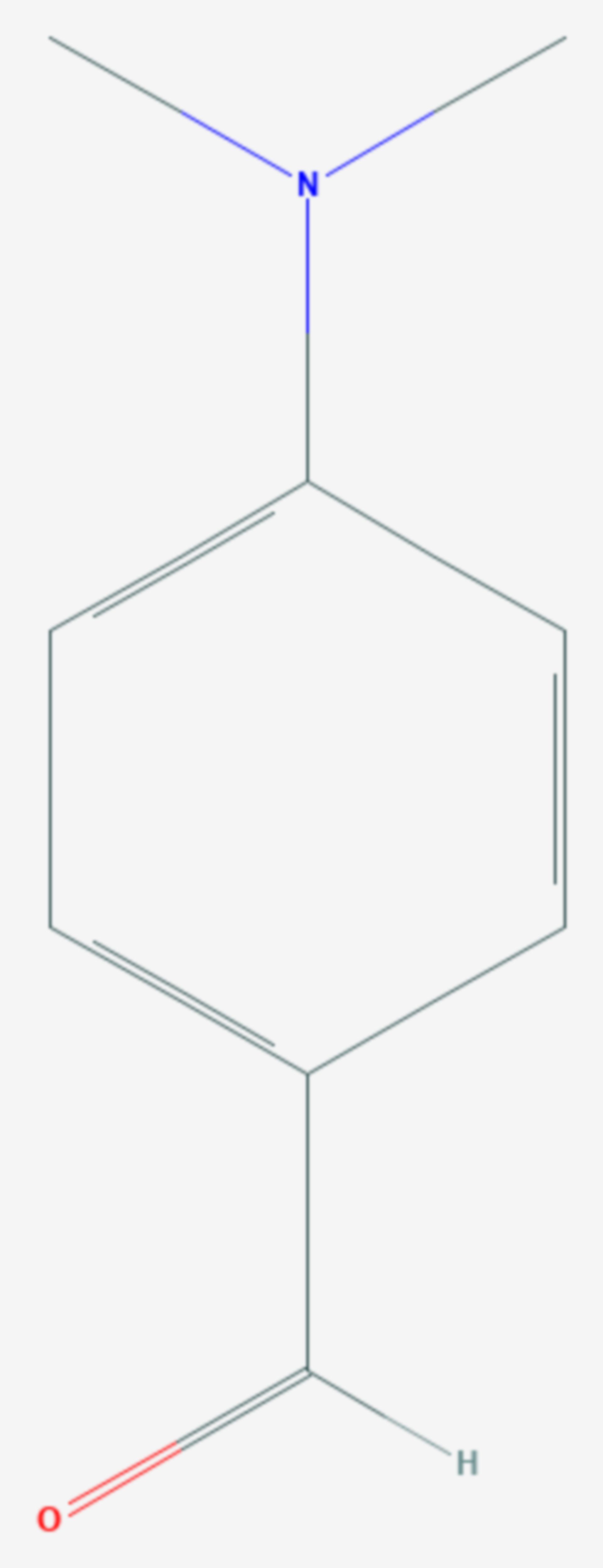 Dimethylaminobenzaldehyd (Strukturformel)