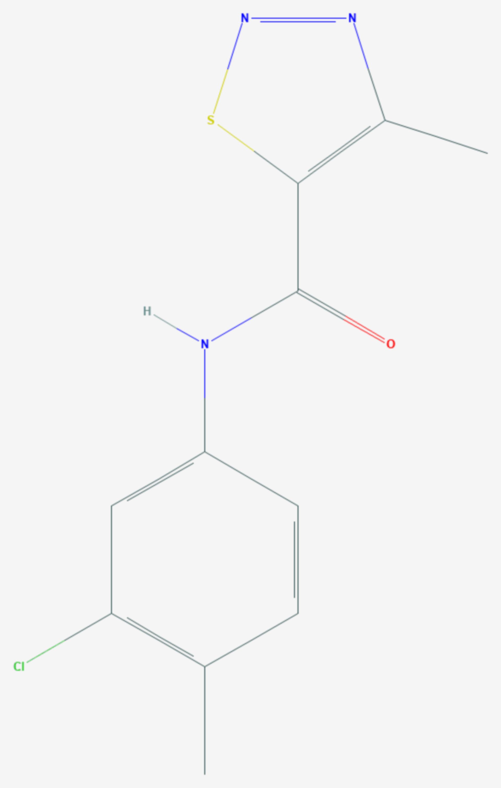 Tiadinil (Strukturformel)