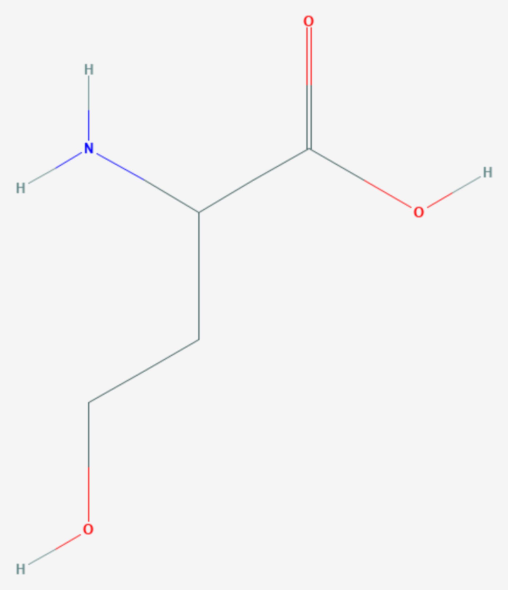 Homoserin (Strukturformel)