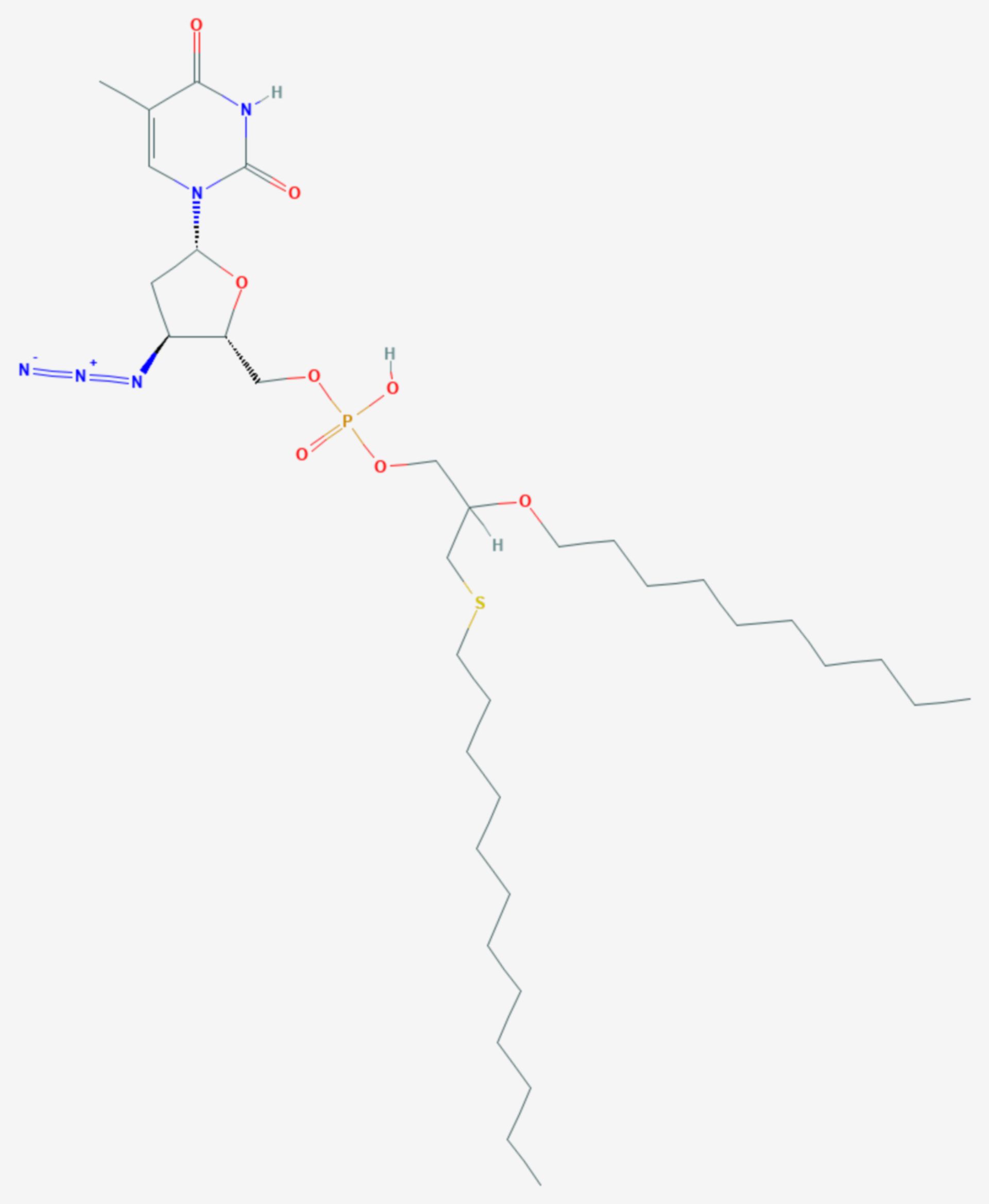 Fozivudintidoxil (Strukturformel)