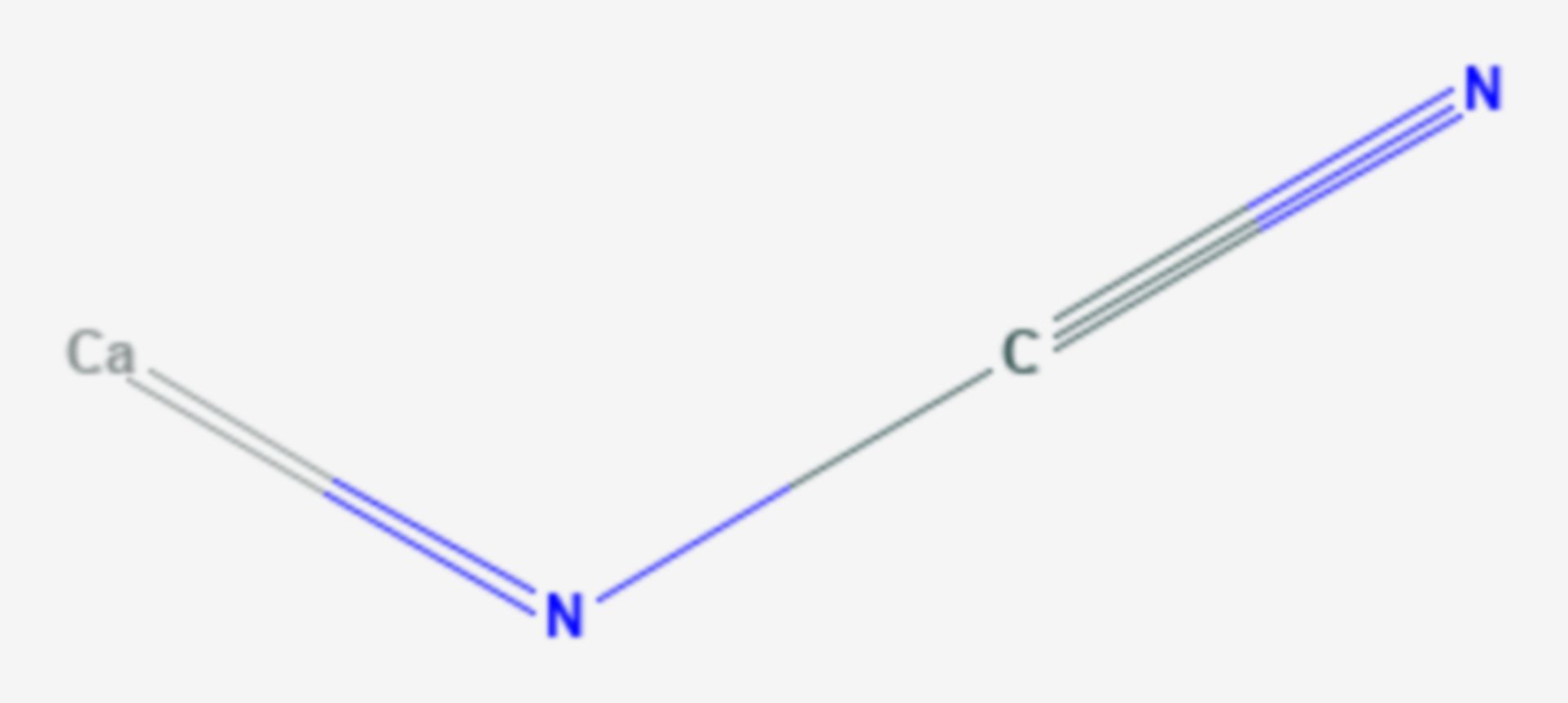 Calciumcyanamid (Strukturformel)