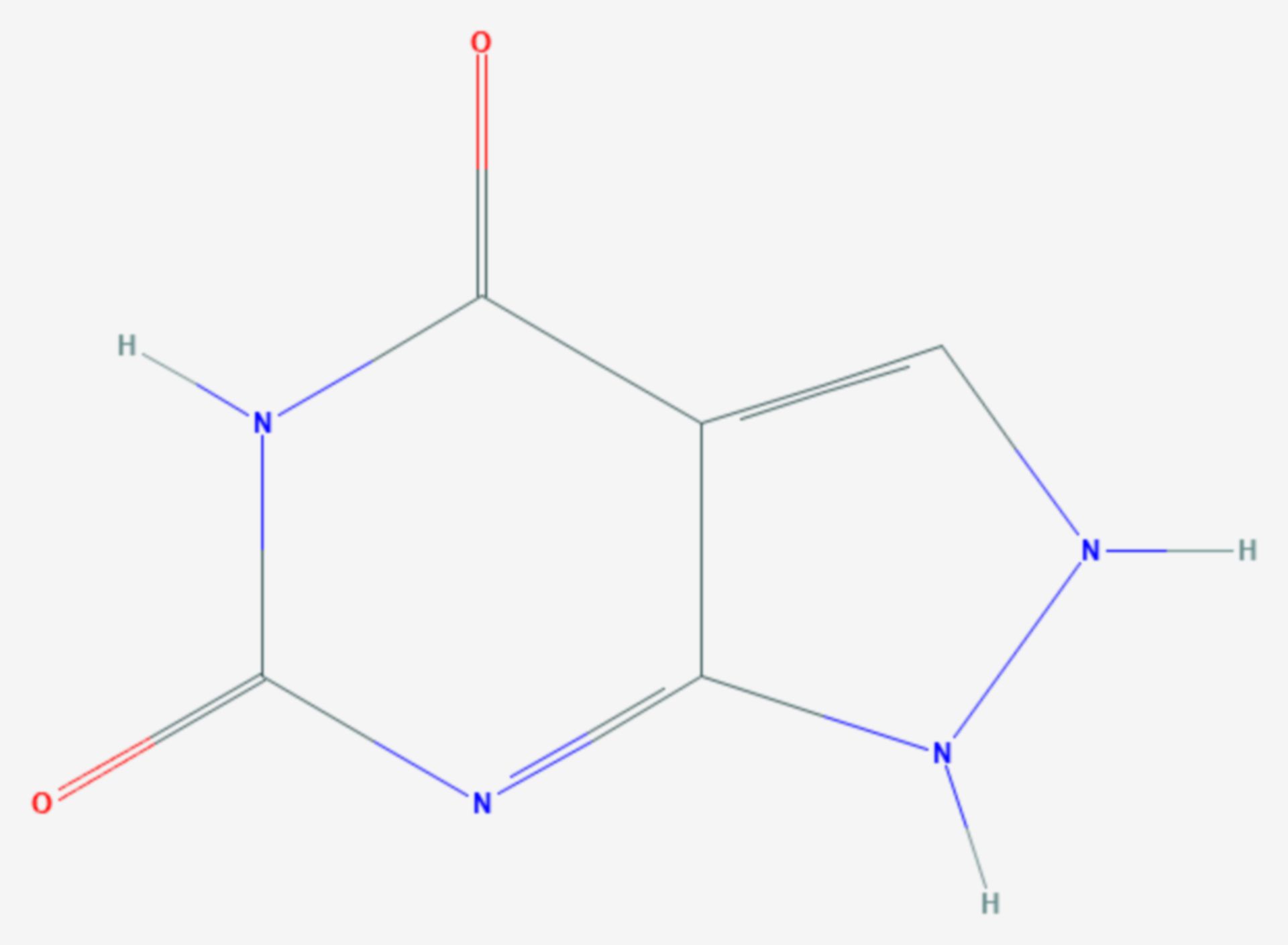 Oxipurinol (Strukturformel)