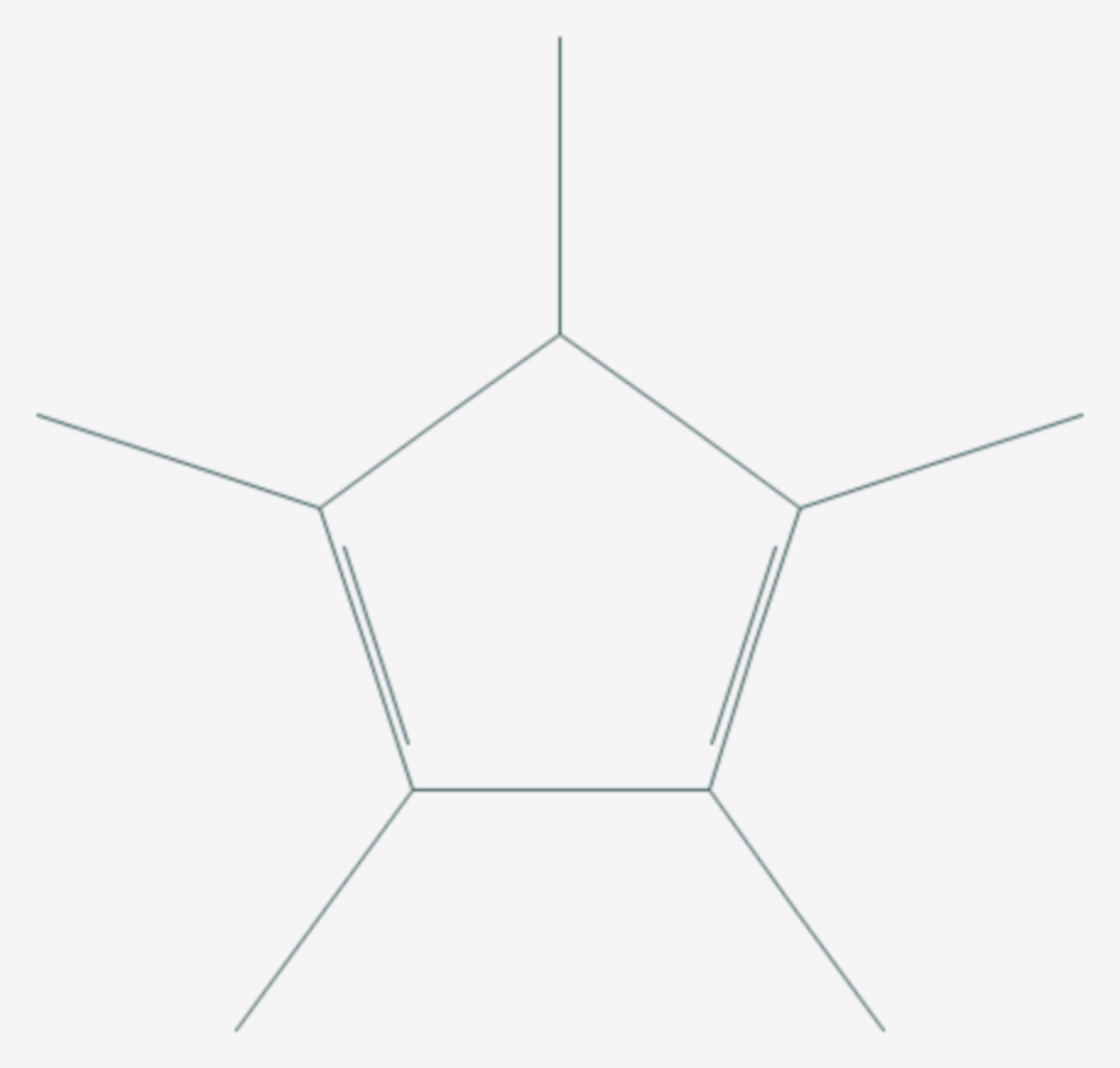 Pentamethylcyclopentadien (Strukturformel)