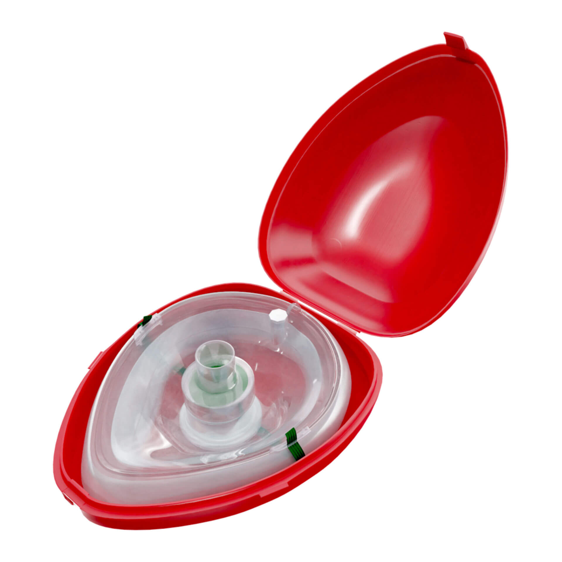 3D-Rendering: DocCheck Taschen-Beatmungsmaske "Luft"