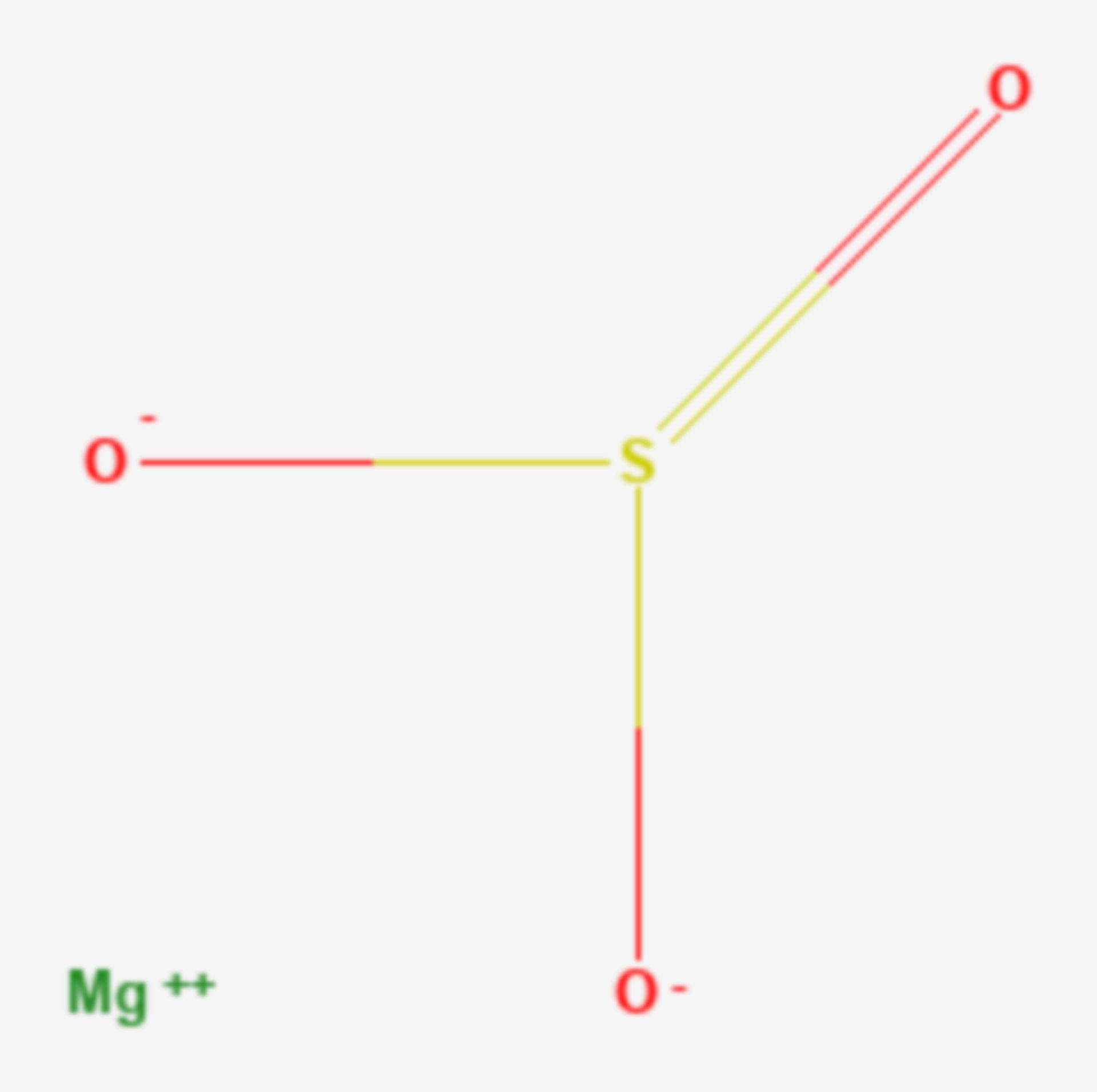 Magnesiumsulfit (Strukturformel)