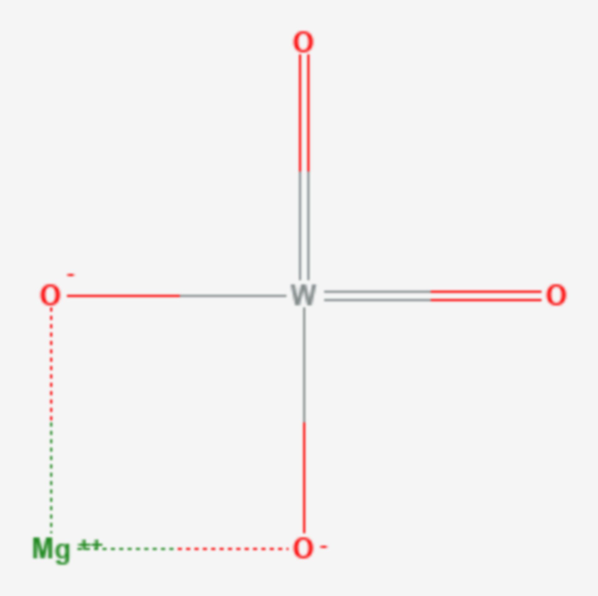 Magnesiumwolframat (Strukturformel)