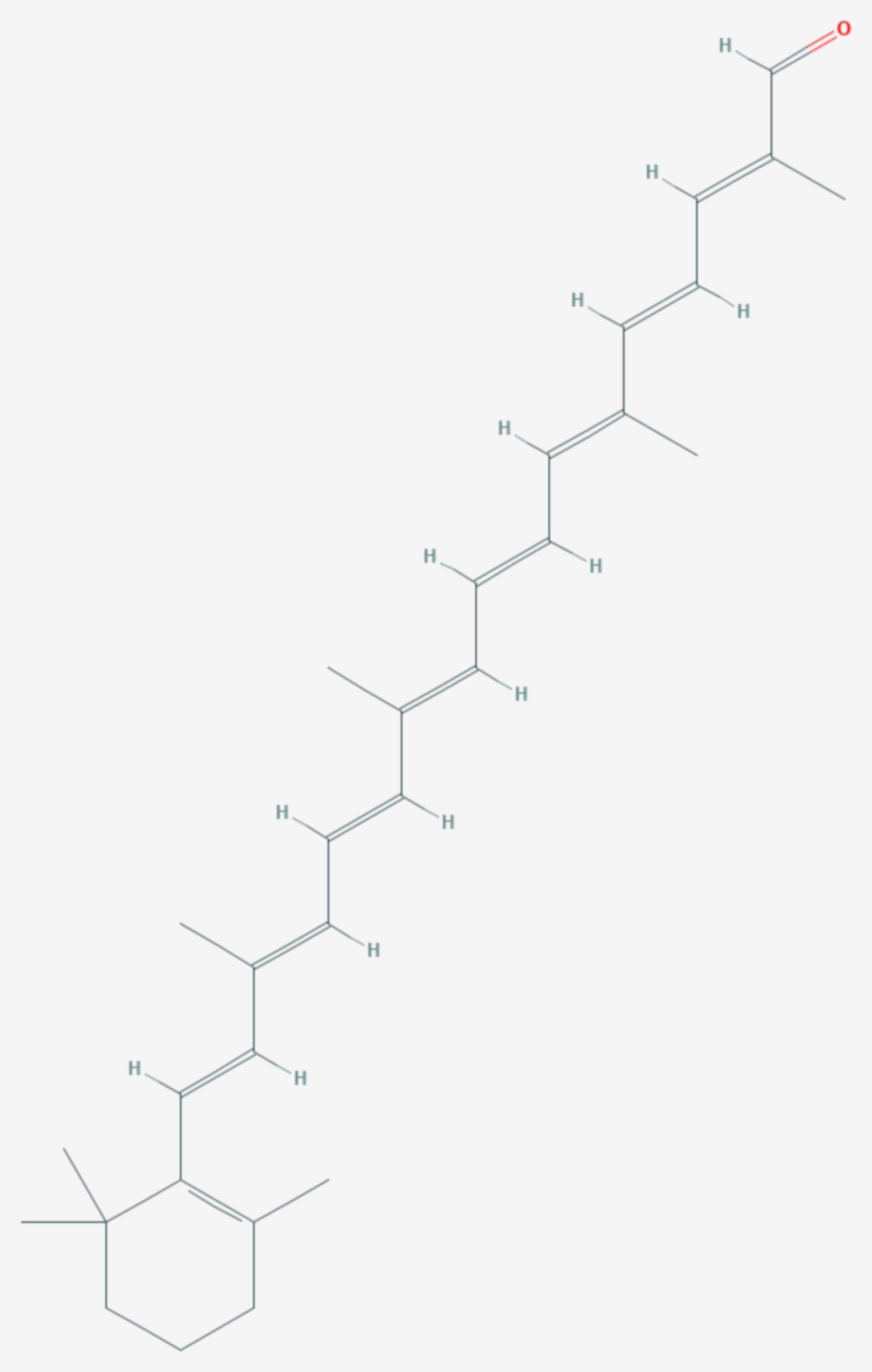 8′-Apo-β-caroten-8′-al (Strukturformel)