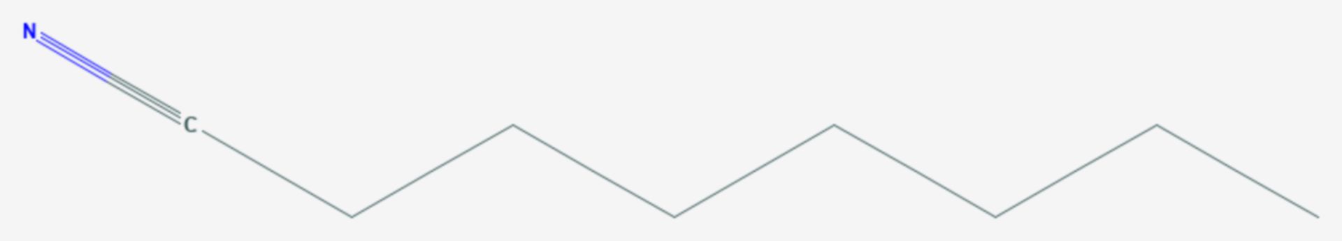 Octannitril (Strukturformel)