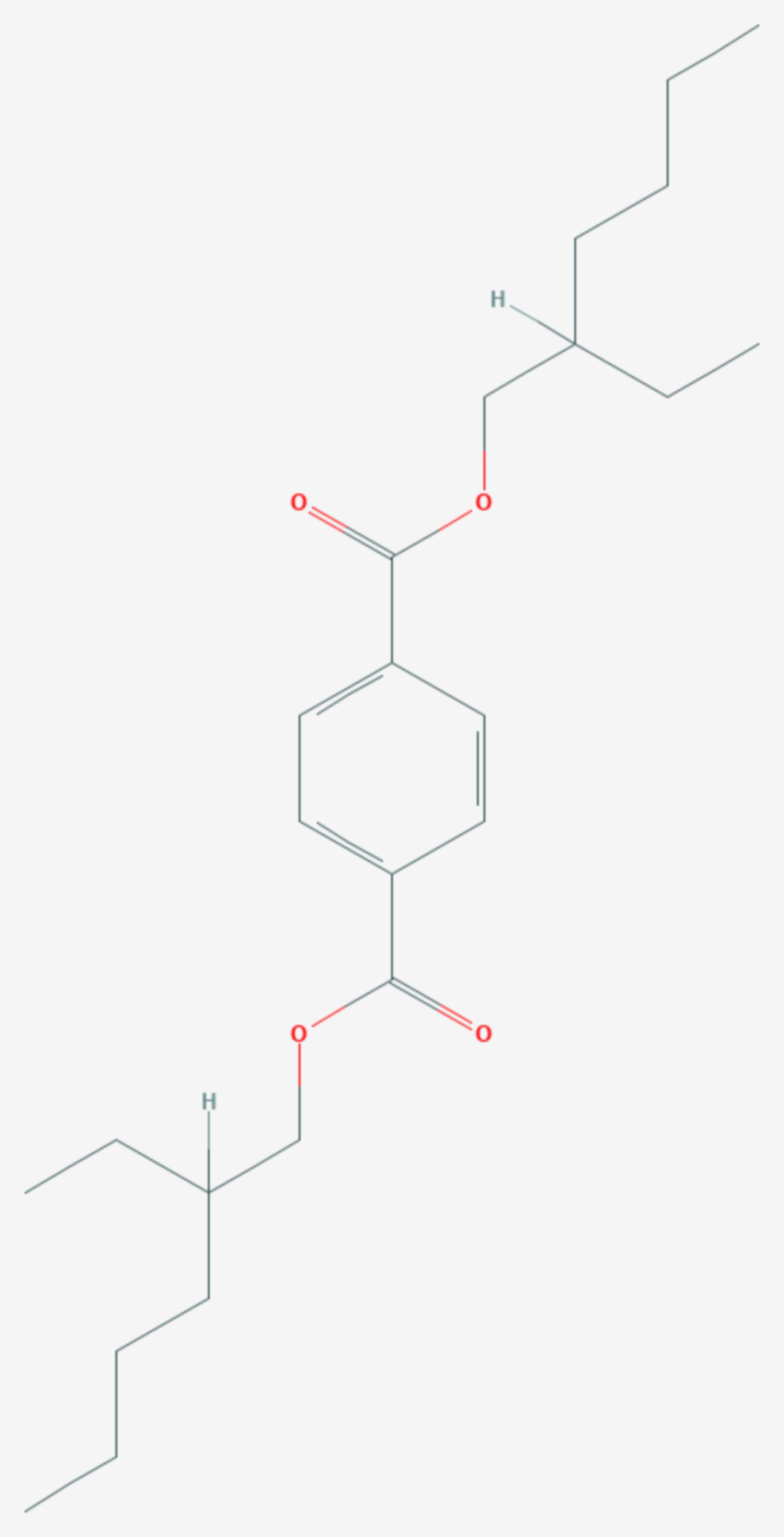 Bis(2-ethylhexyl)terephthalat (Strukturformel)