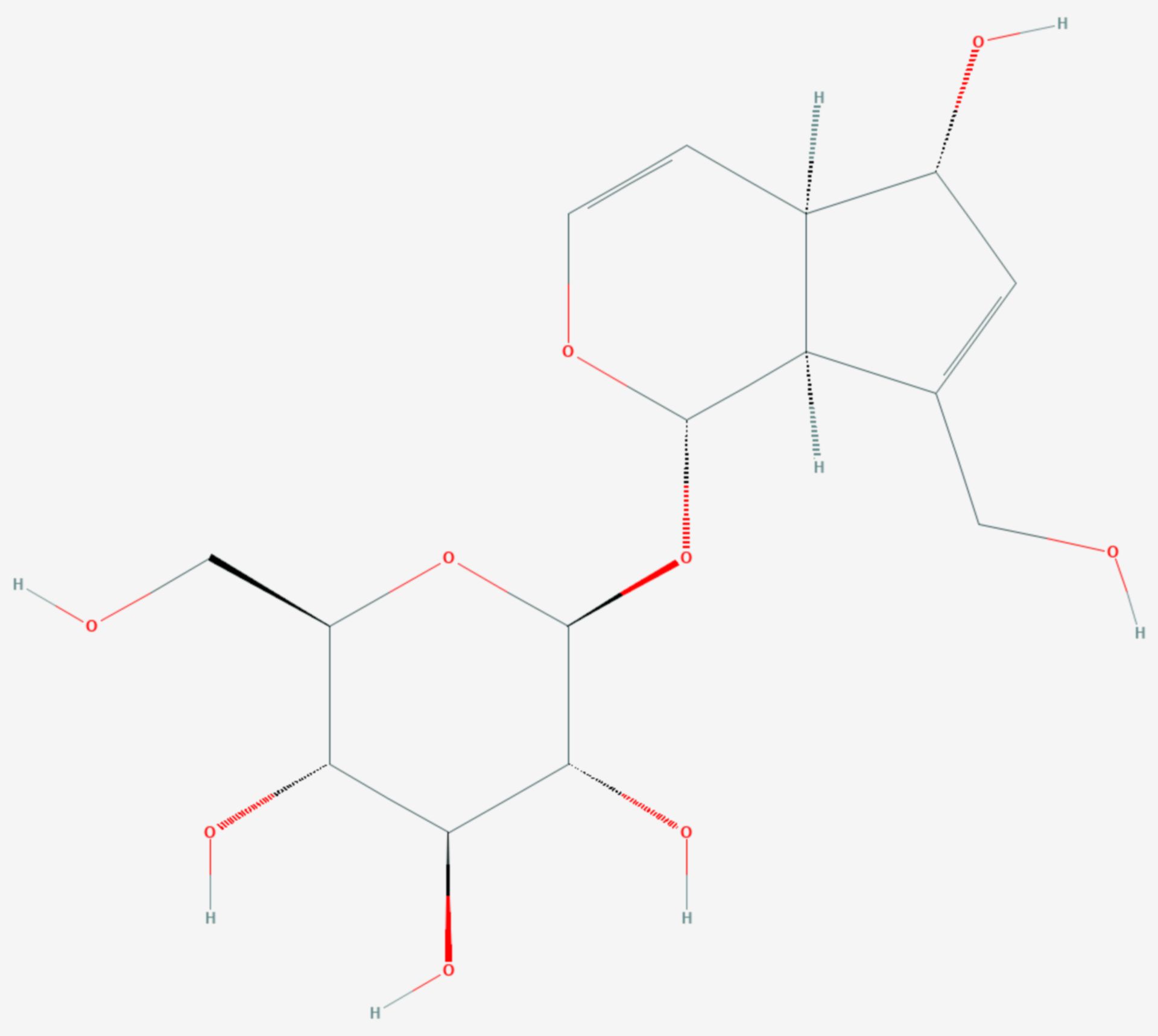 Aucubin (Strukturformel)